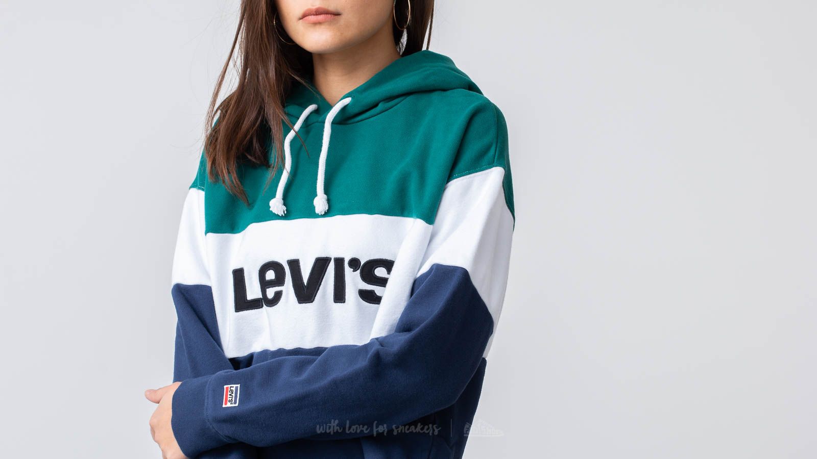 Levis raw cut cb crop hoodie outlet