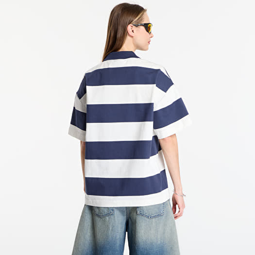 Carhartt WIP S/S Delray Polo UNISEX Delray Stripe/ Blue | Footshop