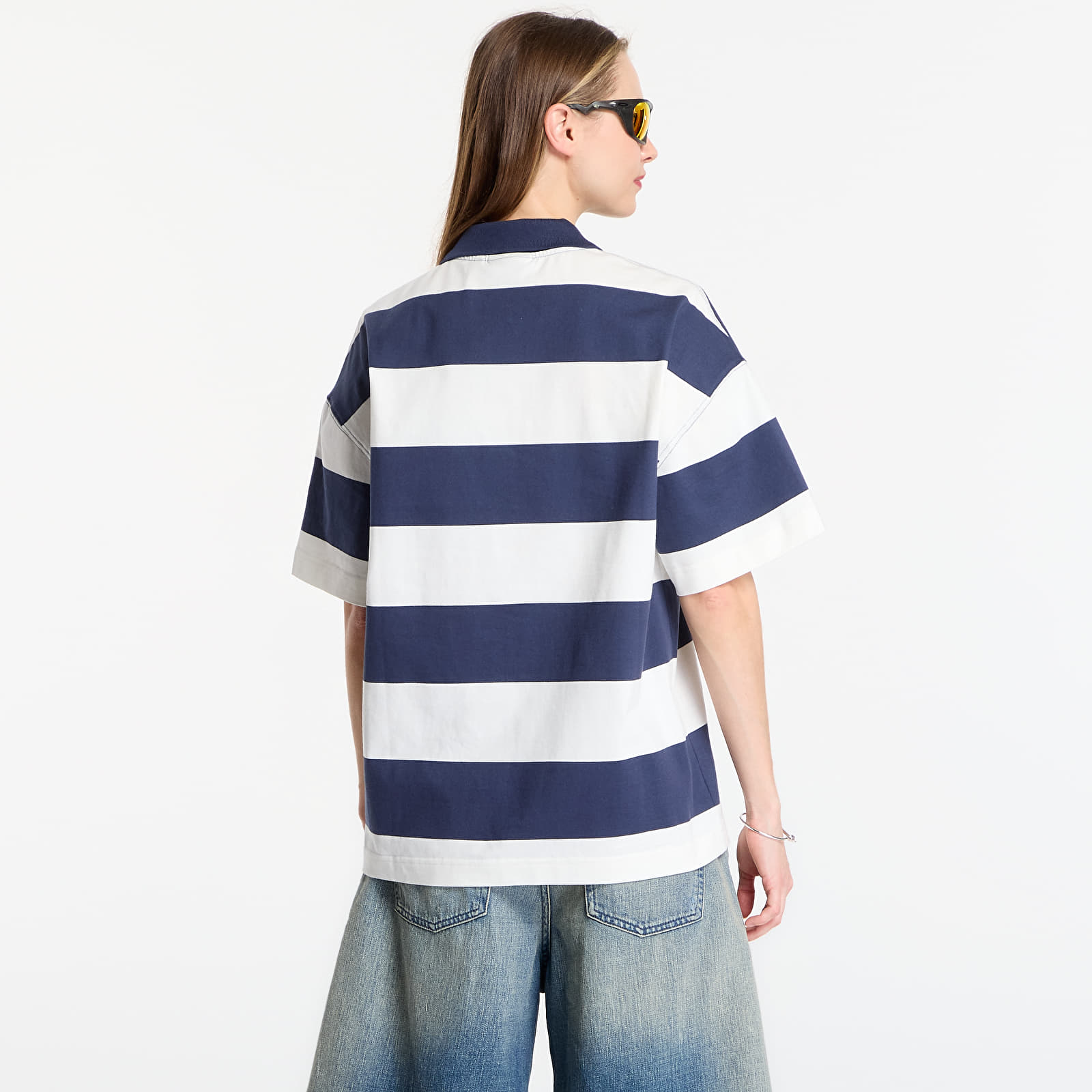Majice i košulje Carhartt WIP S/S Delray Polo UNISEX Delray Stripe/ Blue