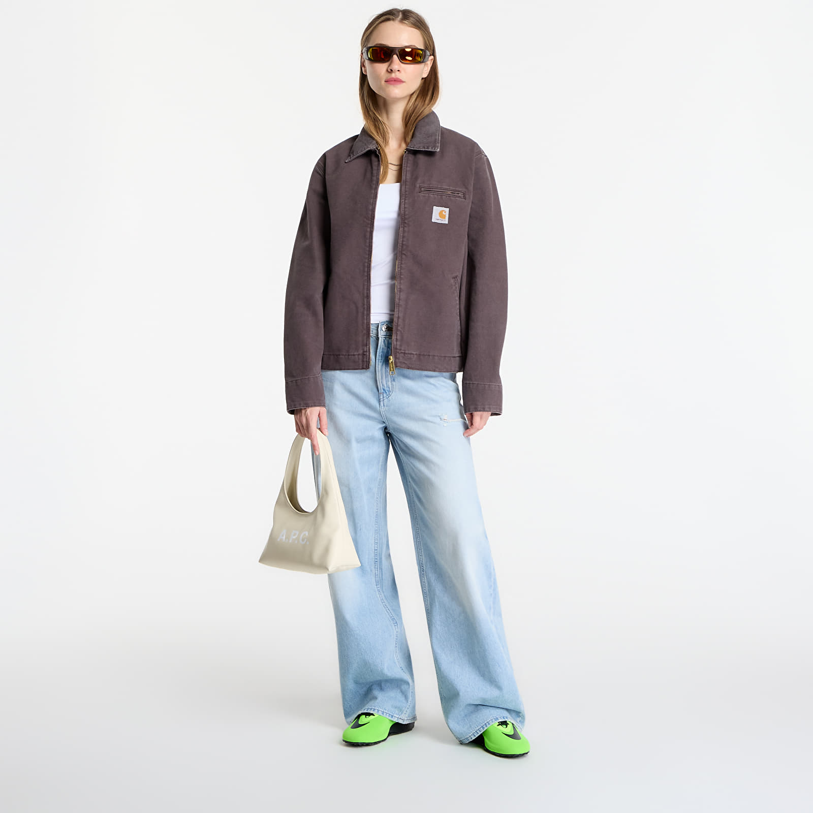 Bundy Carhartt WIP Detroit Jacket UNISEX Shale/ Shale