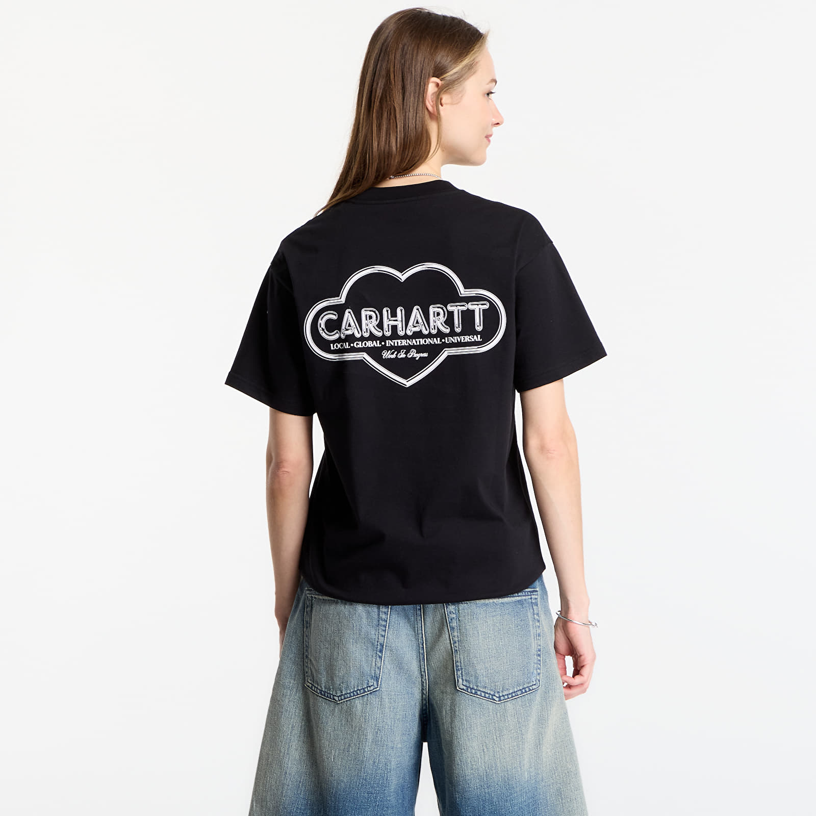 T-shirts Carhartt WIP S/S Cloud Heart T-Shirt UNISEX Black