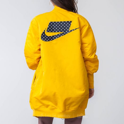 Nike yellow parka outlet