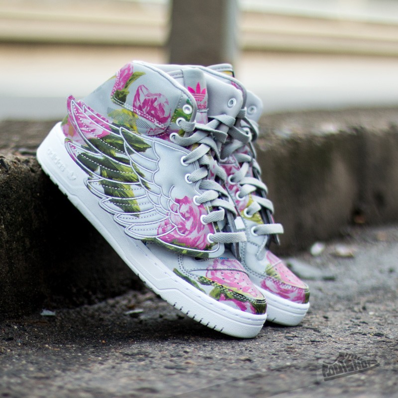 Women's shoes adidas Jeremy Scott Wings Floral Mgh Solid Grey