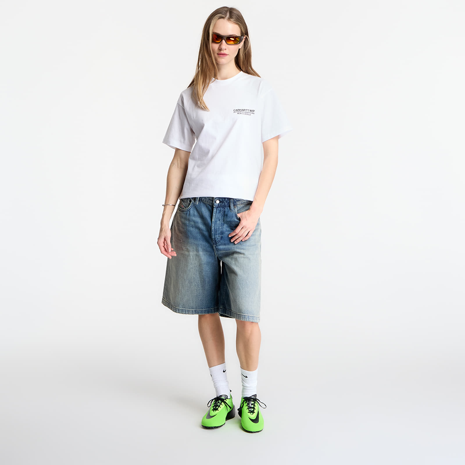 T-shirts Carhartt WIP S/S Sean Hamilton 03 T-Shirt UNISEX White