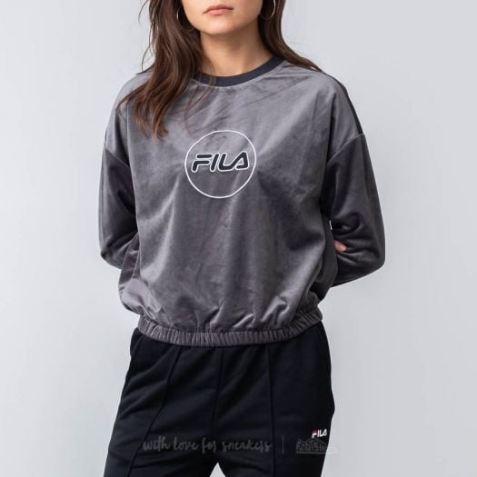 Sweatshirt FILA Ruby Velvet Cropped Crewneck