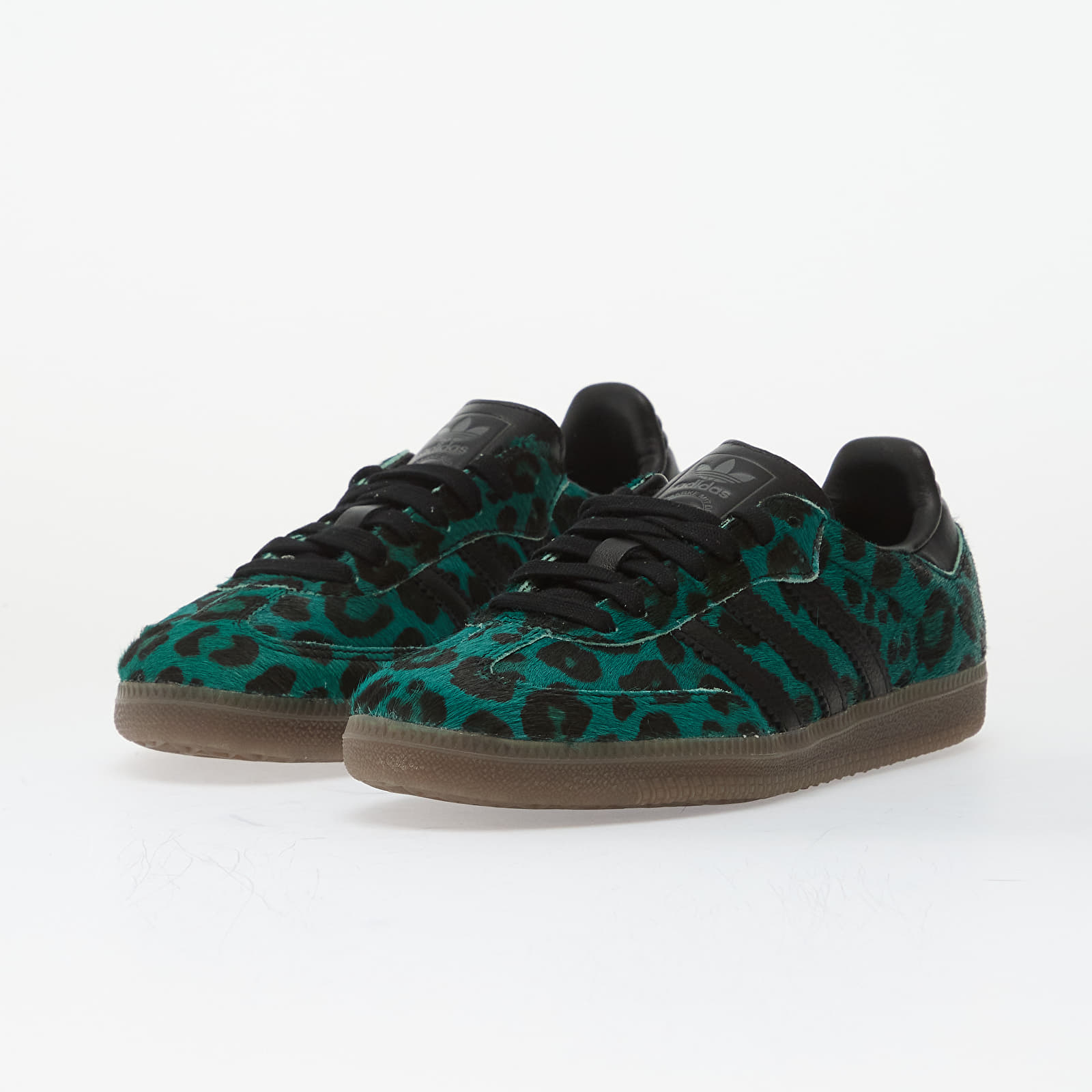 Women's shoes adidas Samba Og W Semi Screaming Green/ Core Black/ Gold Met.