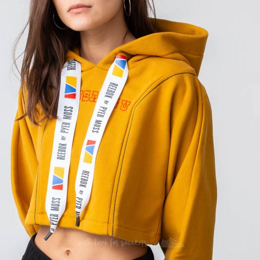 Felpa reebok donna online giallo