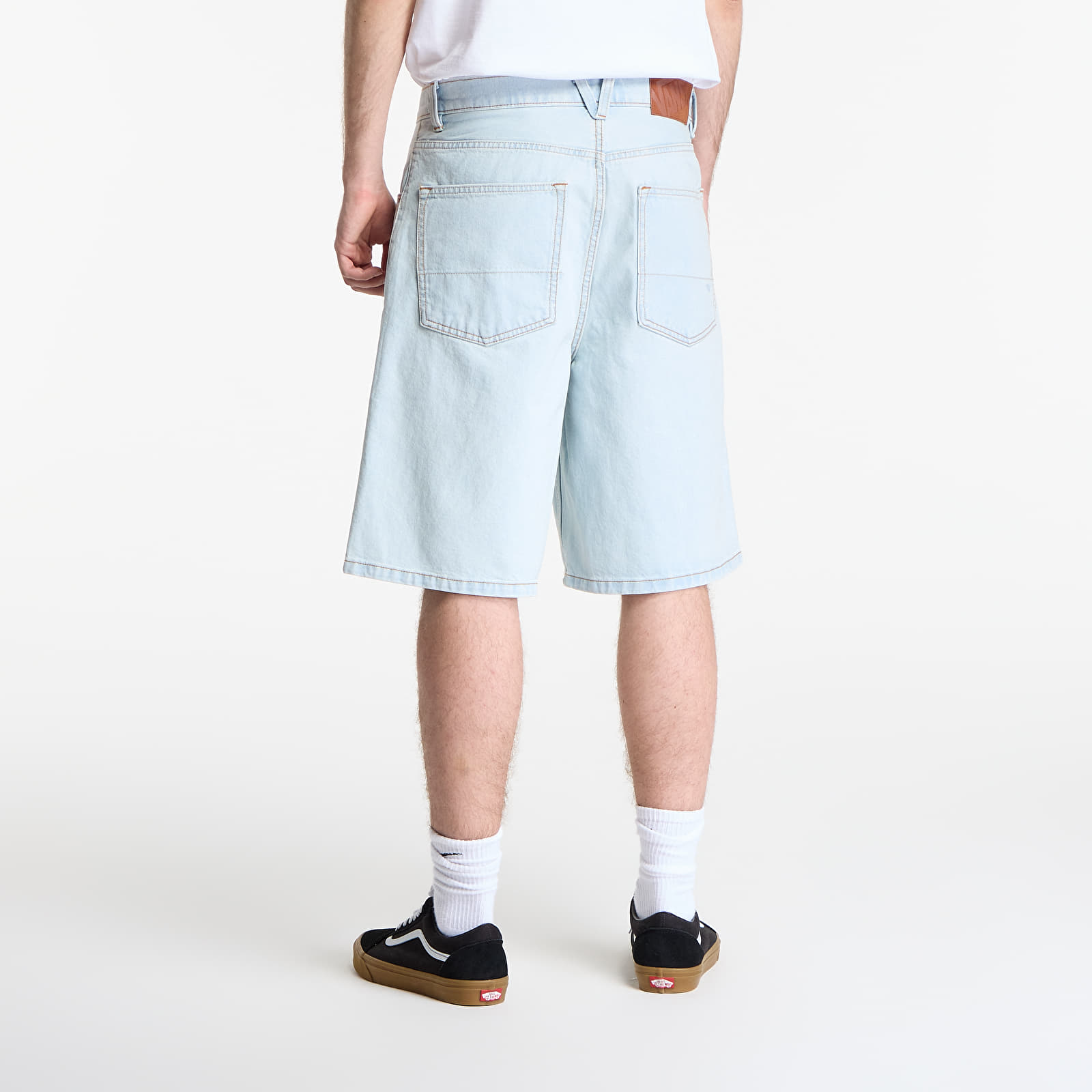 Moške kratke hlače Vans Check-5 Baggy Denim Shorts Blue Ice
