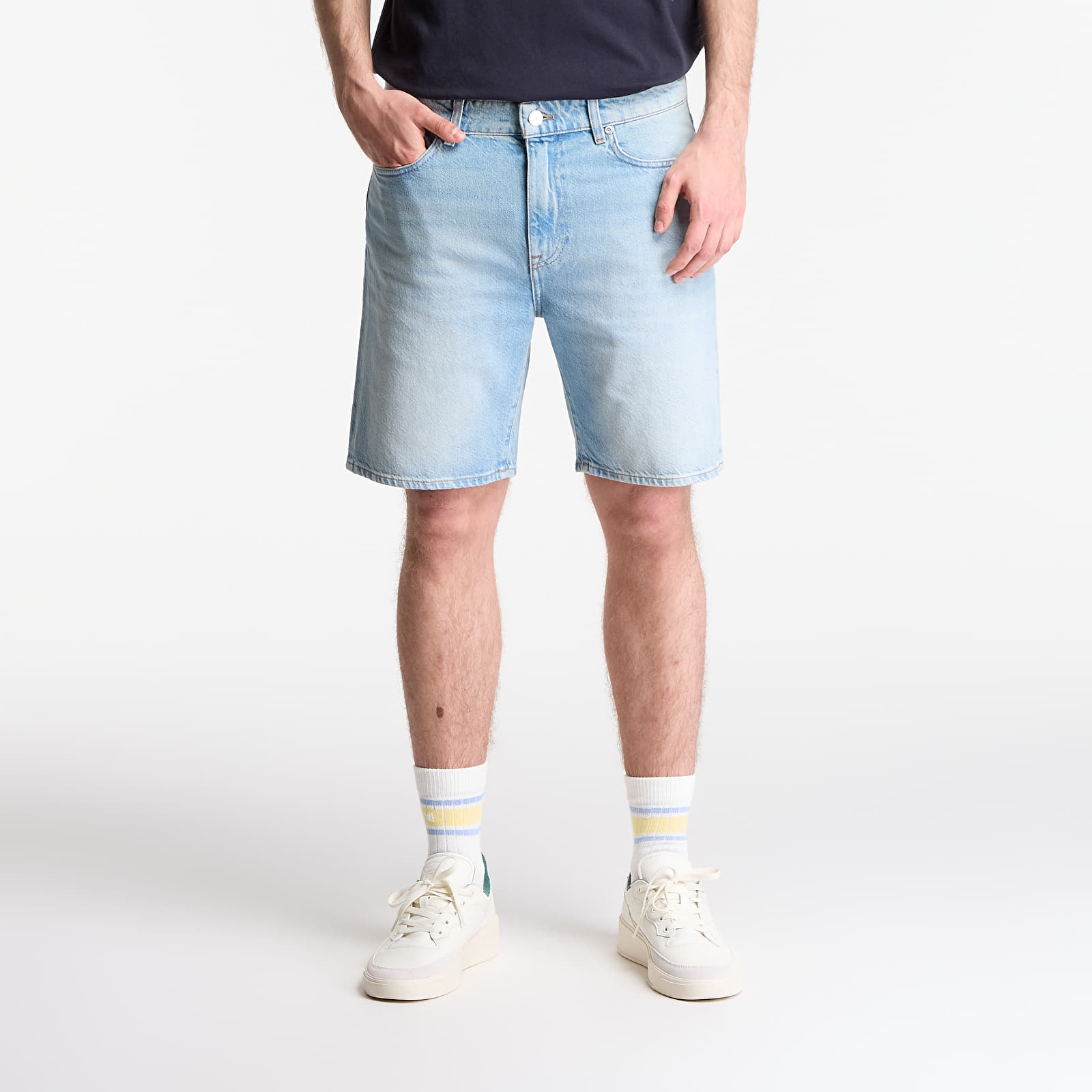 Ανδρικά σορτς LACOSTE Bermuda Shorts Washed Bleach