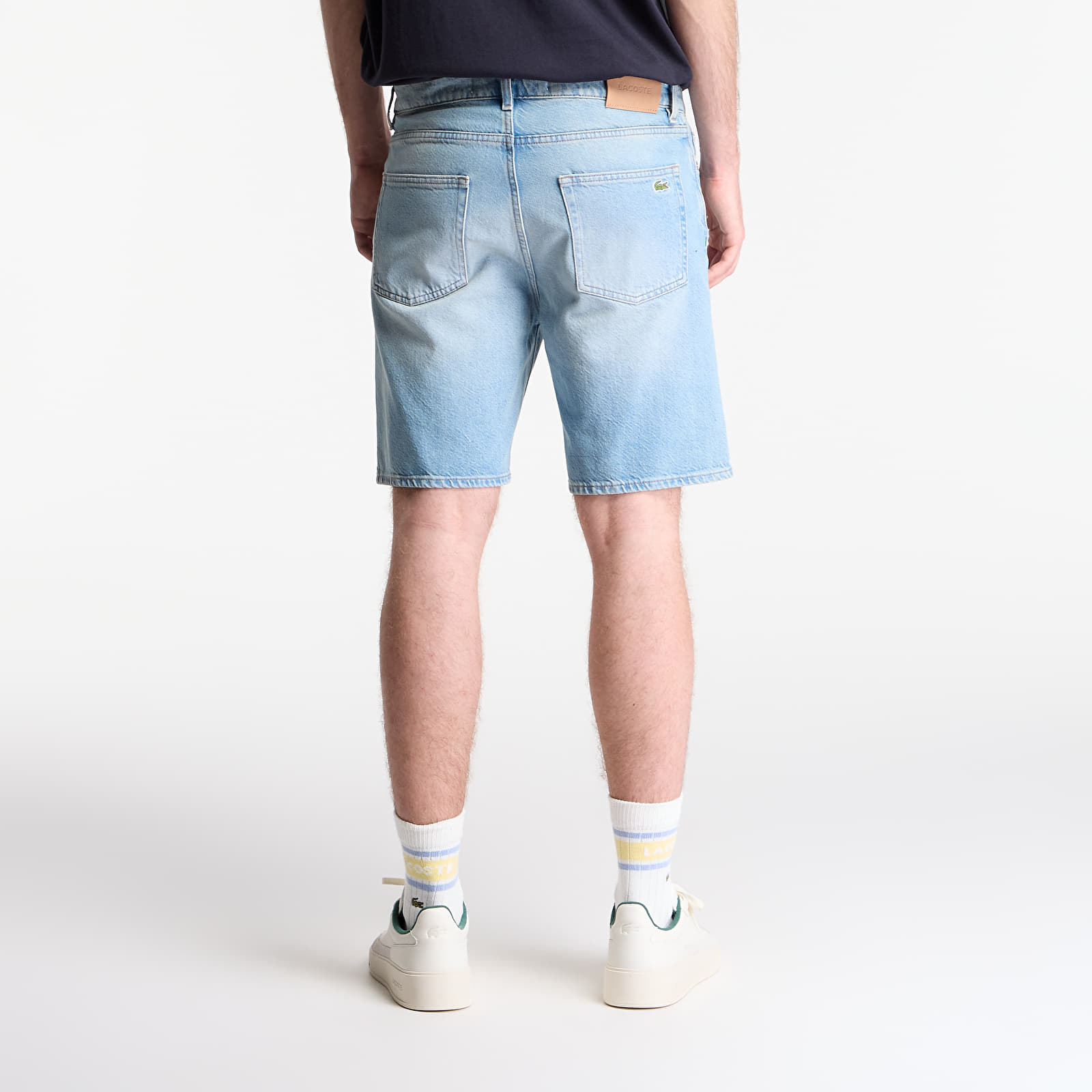 Ανδρικά σορτς LACOSTE Bermuda Shorts Washed Bleach