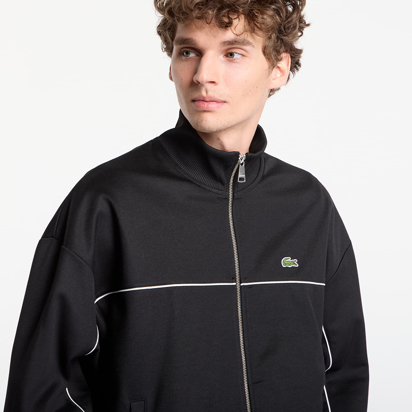 Moški hoodiji  LACOSTE Sweatshirt Black