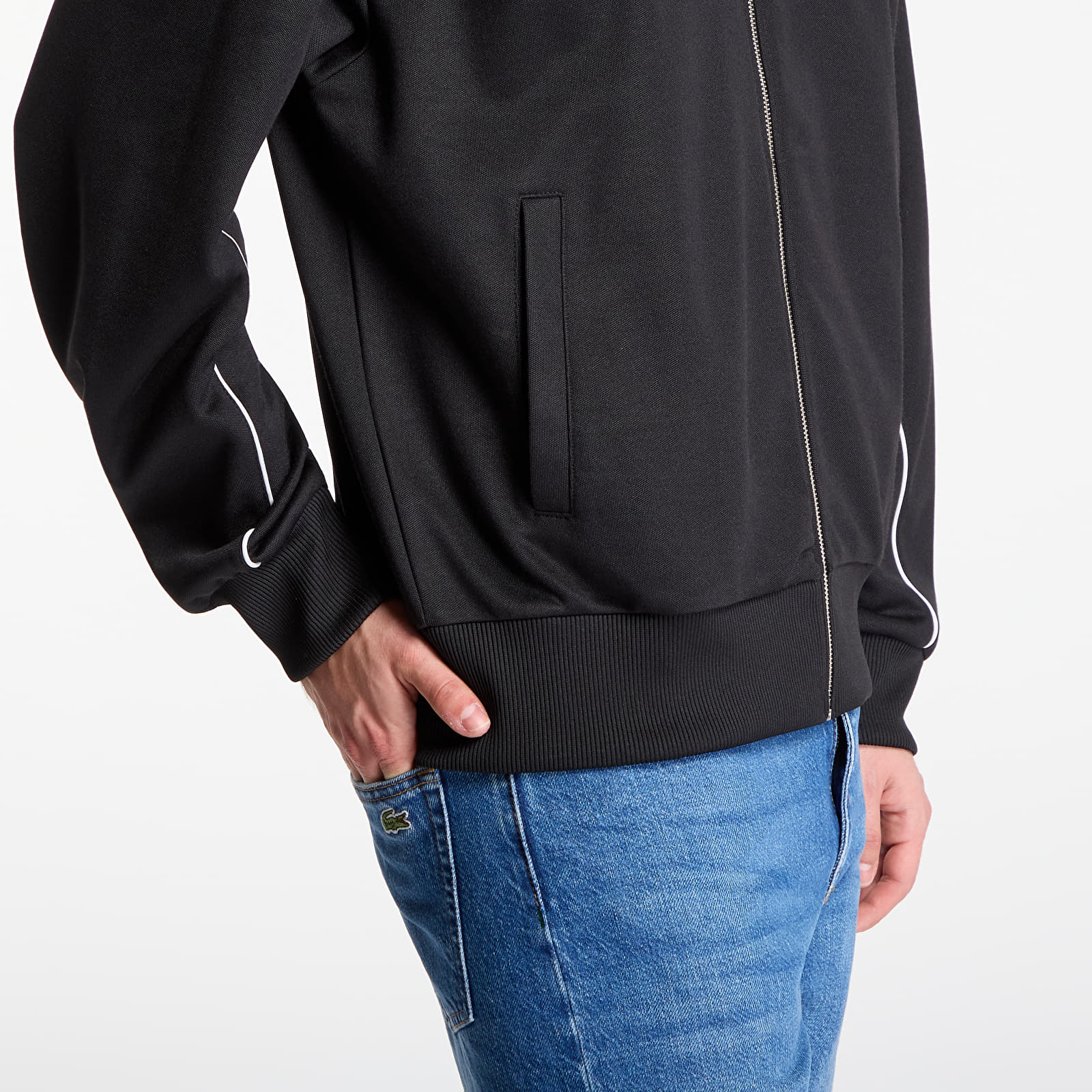 Moški hoodiji  LACOSTE Sweatshirt Black