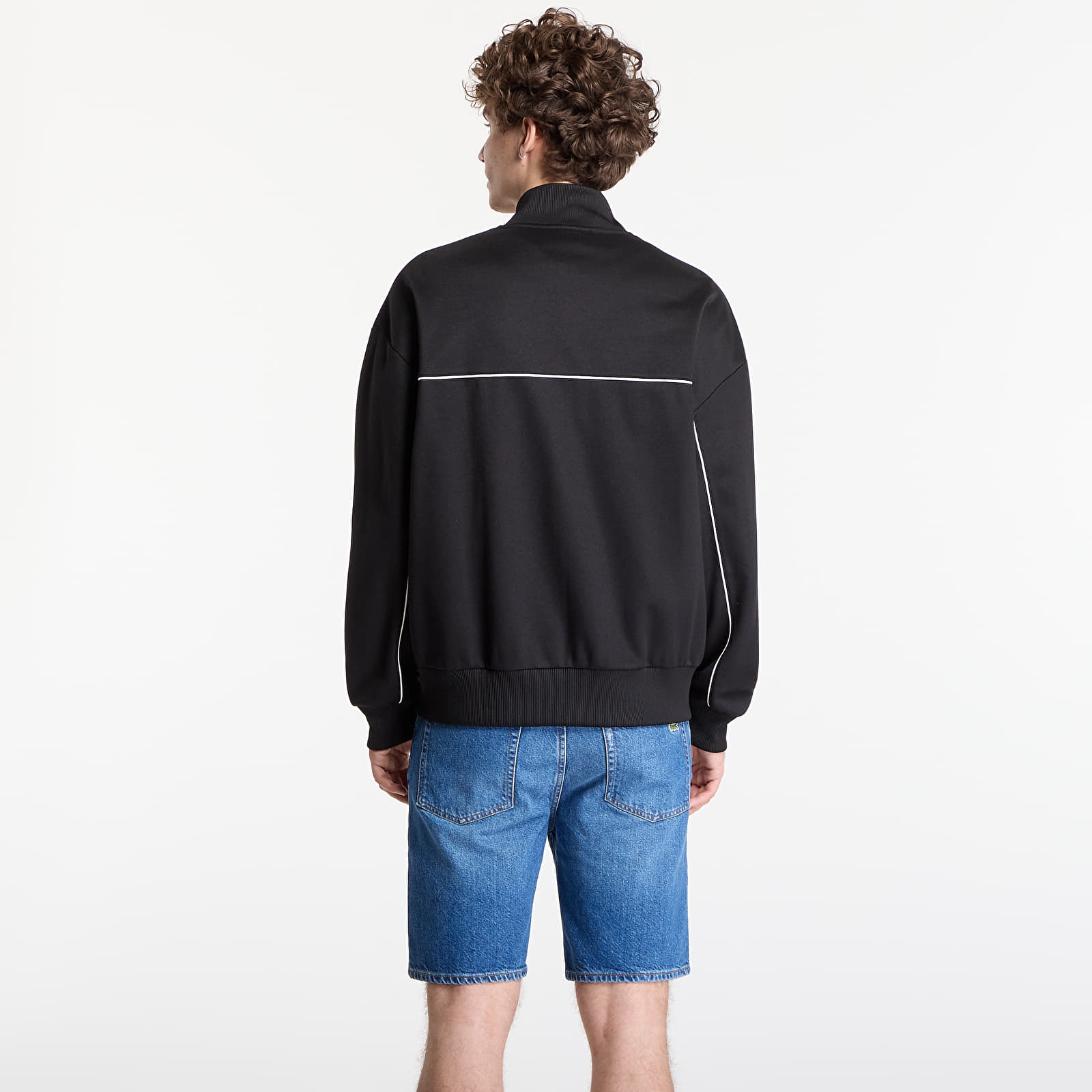 Moški hoodiji  LACOSTE Sweatshirt Black