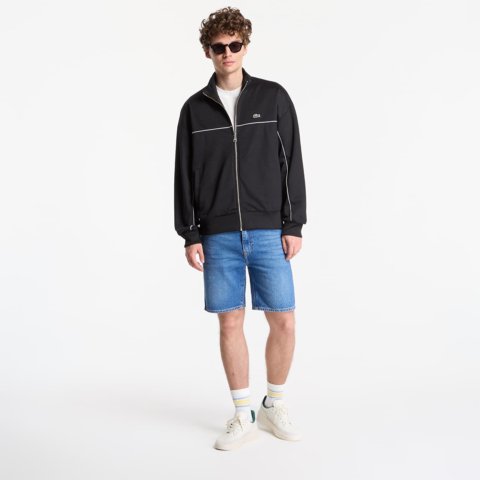 Moški hoodiji  LACOSTE Sweatshirt Black