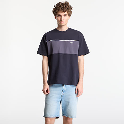 Majice LACOSTE Tee-Shirt Blackbird/ Graphite