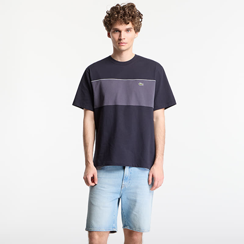 Tričko LACOSTE Tee-Shirt Blackbird/ Graphite