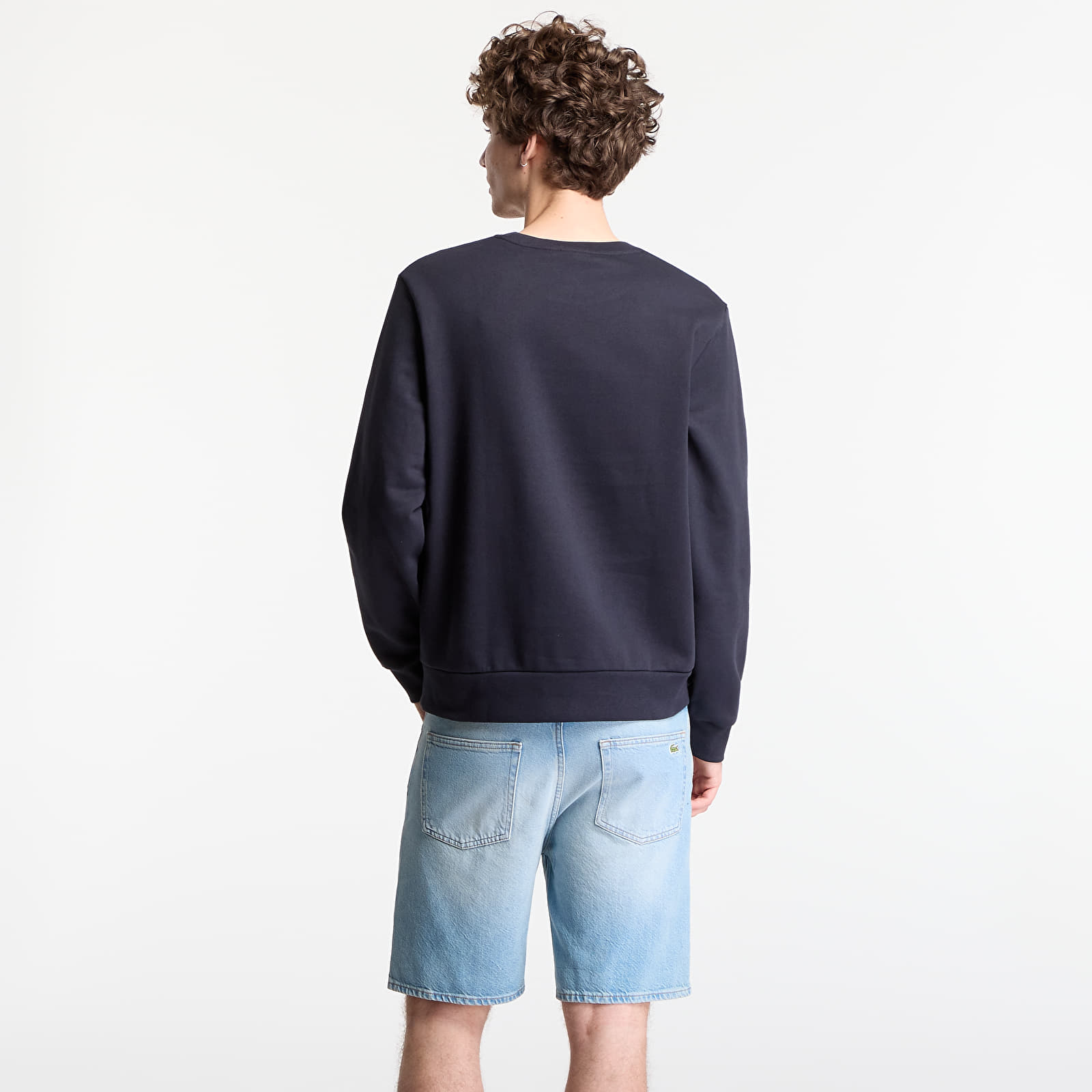 Moški hoodiji  LACOSTE Sweatshirt Blackbird/ Graphite