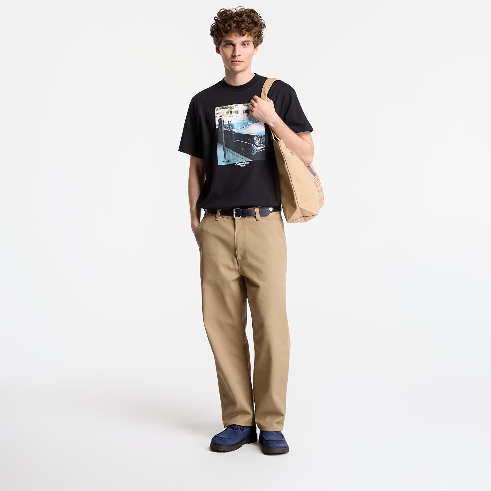 T-shirts för män Carhartt WIP S/S Warm Views T-Shirt UNISEX Black