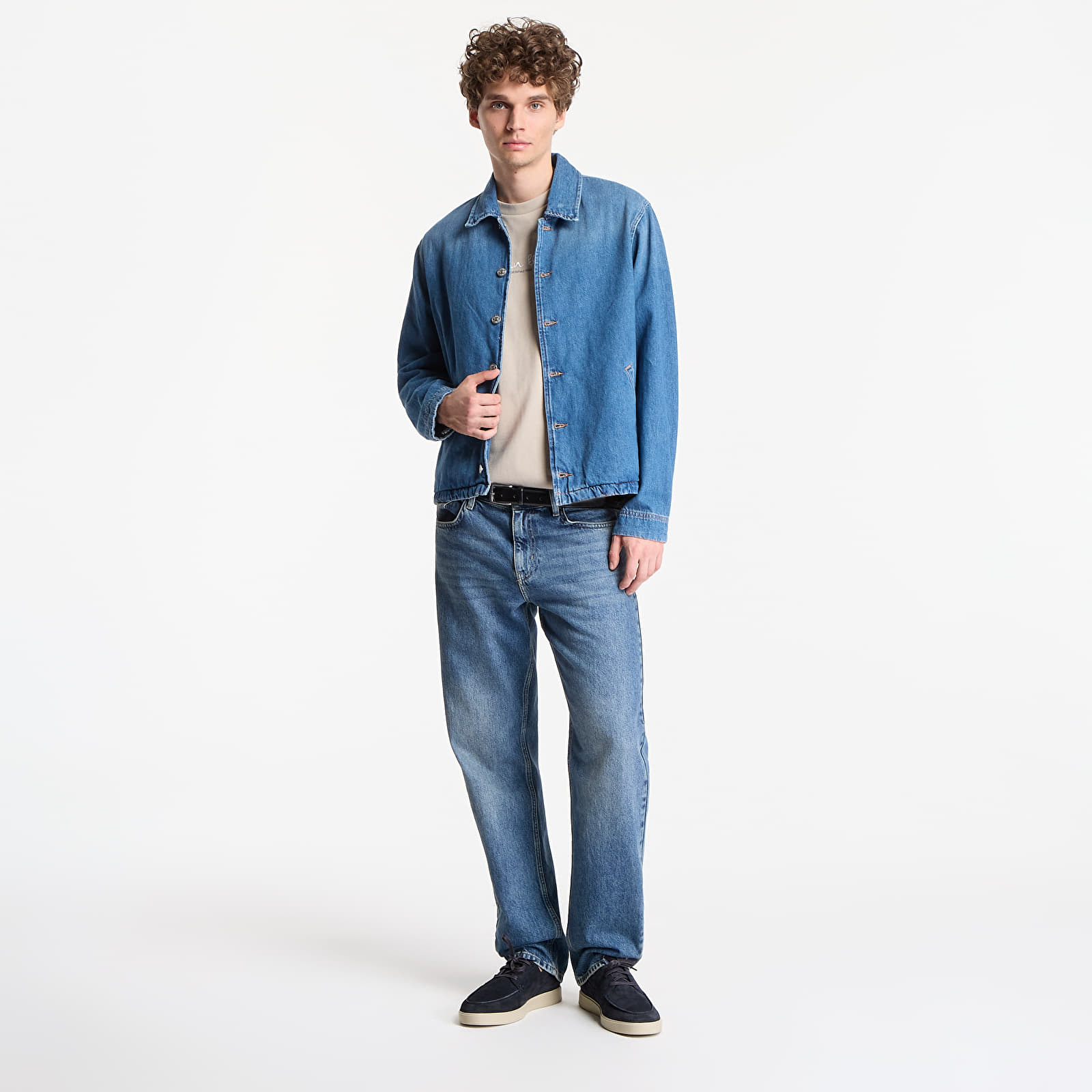 Männer T-Shirts Calvin Klein Jeans Ss 16S Ck Trvl Lines Graphic Tee Plaza Taupe