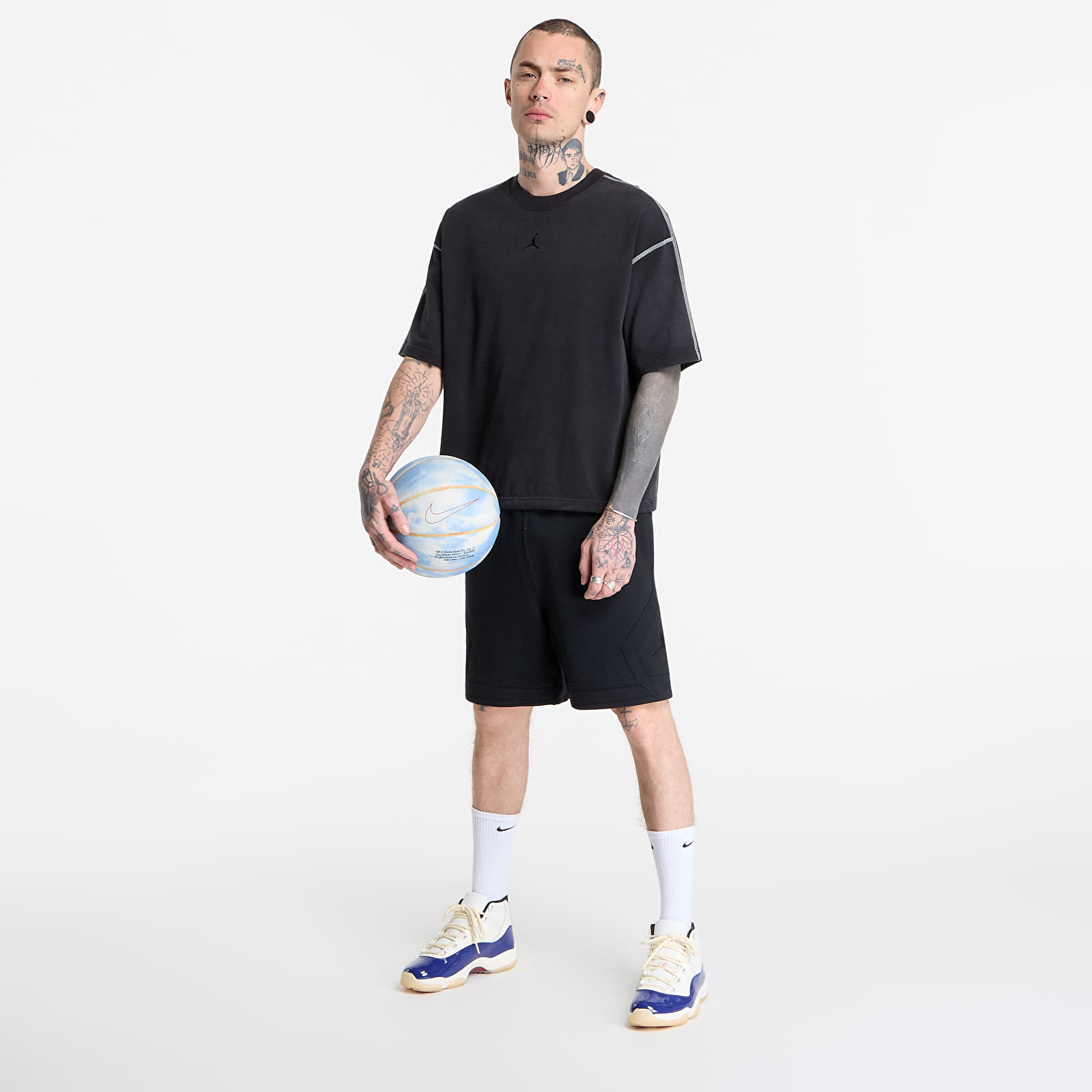 Kraťasy Jordan Flight Fleece Men's Diamond Shorts Black