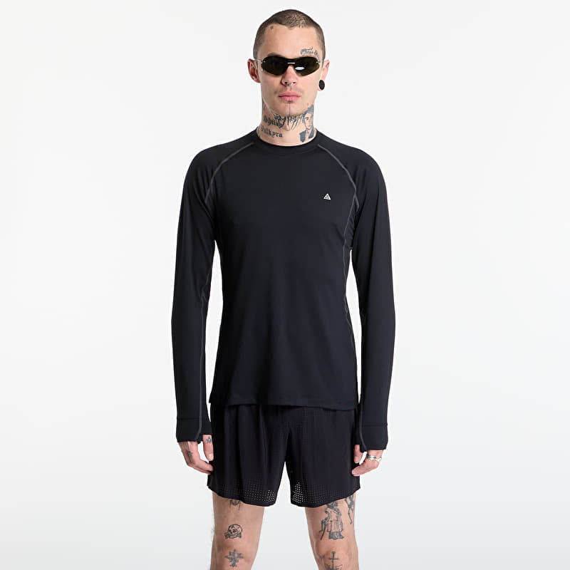 T-skjorte Nike ACG "Wildsee" Men's Dri-FIT Long-Sleeve Base Layer Black/ Anthracite/ Summit White