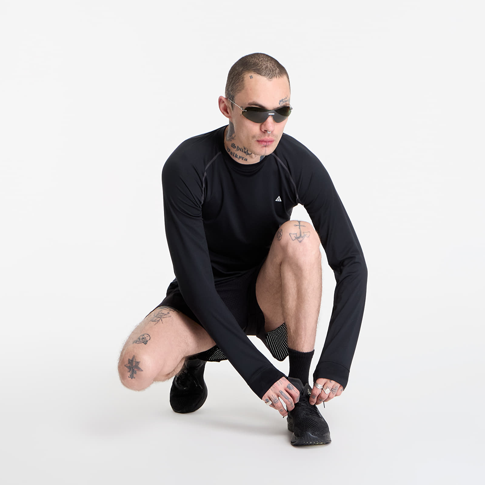 T-shirts Nike ACG "Wildsee" Men's Dri-FIT Long-Sleeve Base Layer Black/ Anthracite/ Summit White