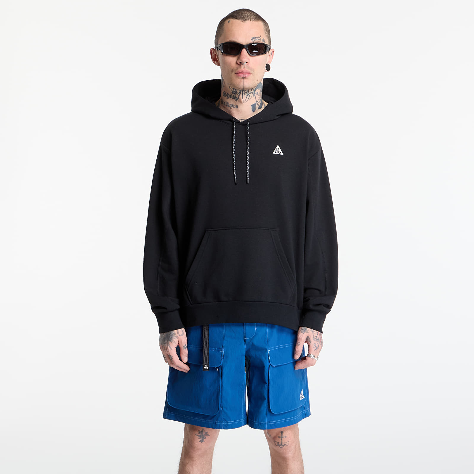 Levně Mikina Nike ACG "Magic Hour" Men's Dri-FIT Trail Hoodie Black/ Summit White/ Summit White L