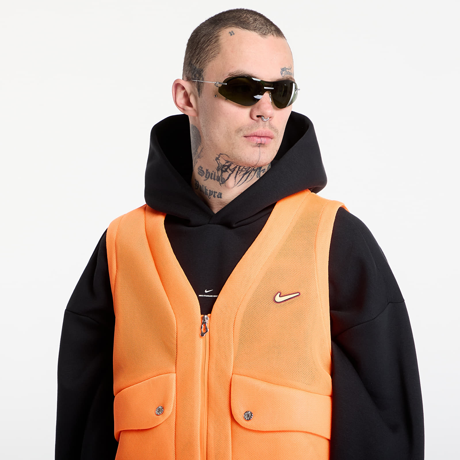 Vests Nike Project F.R.O.G. Men's Bubble Pod Vest Total Orange/ Tangerine Tint