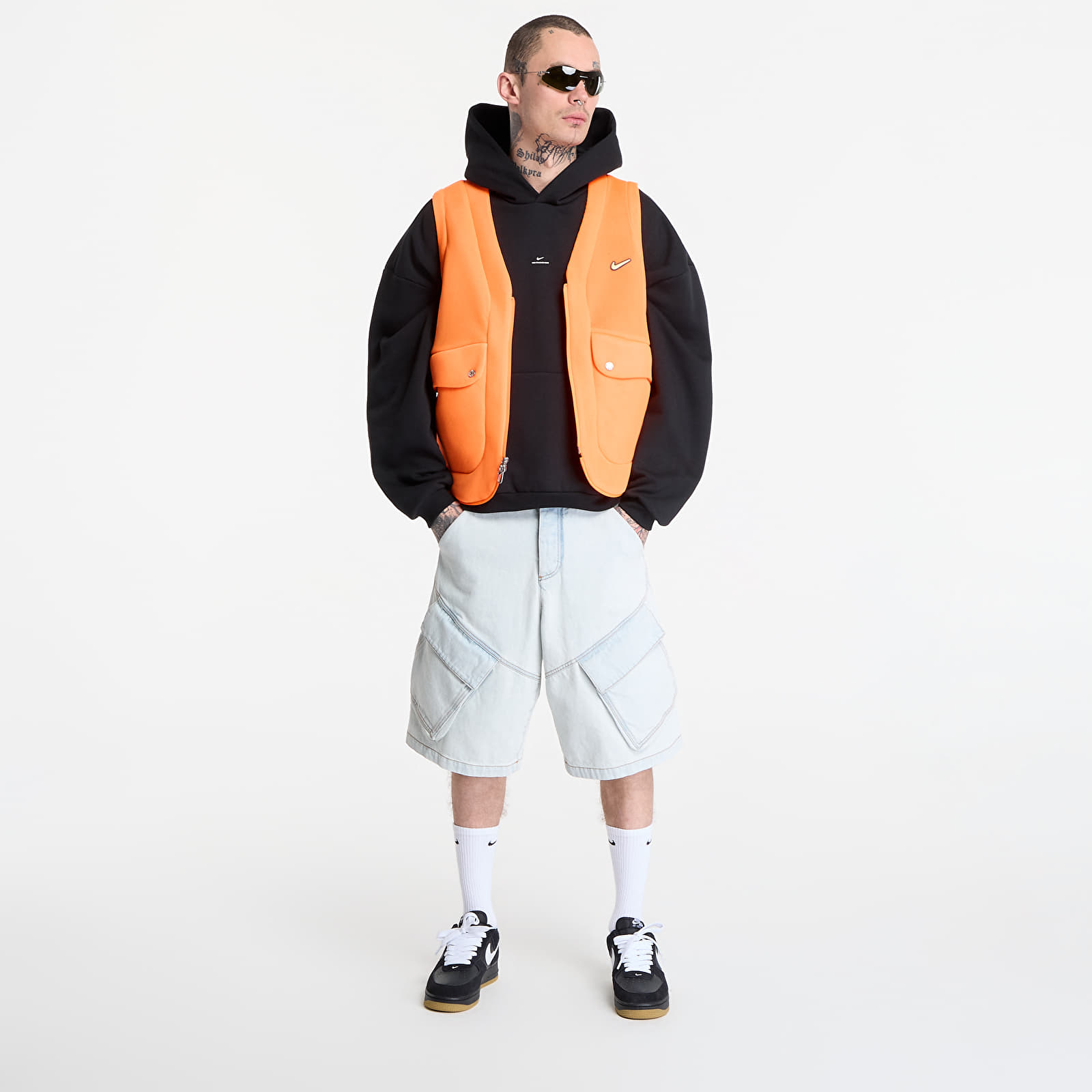 Vests Nike Project F.R.O.G. Men's Bubble Pod Vest Total Orange/ Tangerine Tint