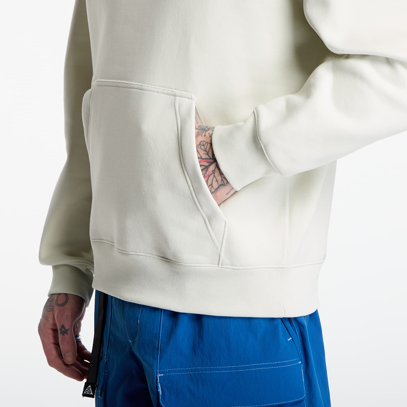 Men's hoodies Nike ACG "Tuff Fleece" Pullover Hoodie Sea Glass/ Black Spruce/ Summit White