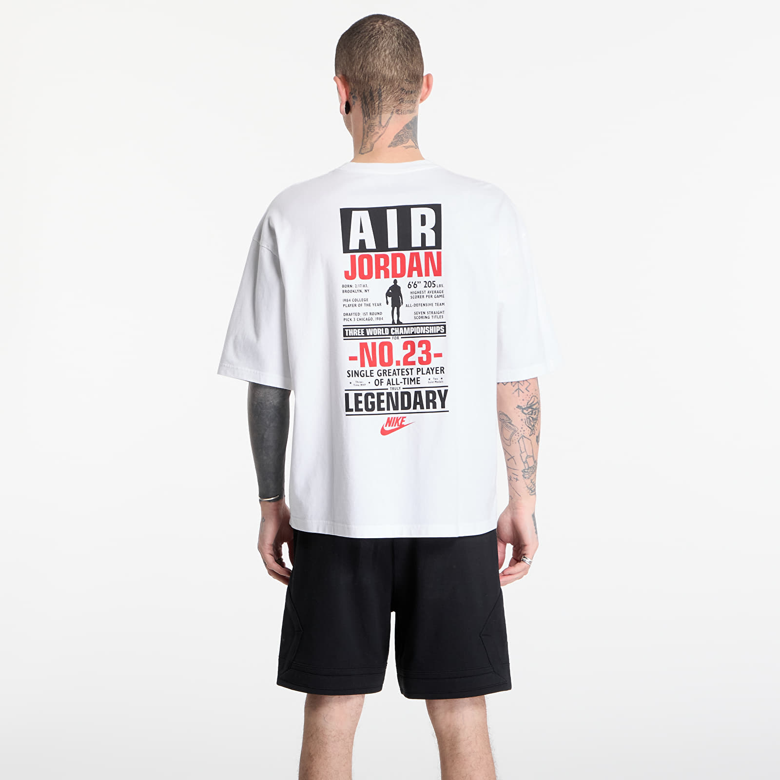 T-shirts  Jordan Flight Men's T-Shirt White/ University Red