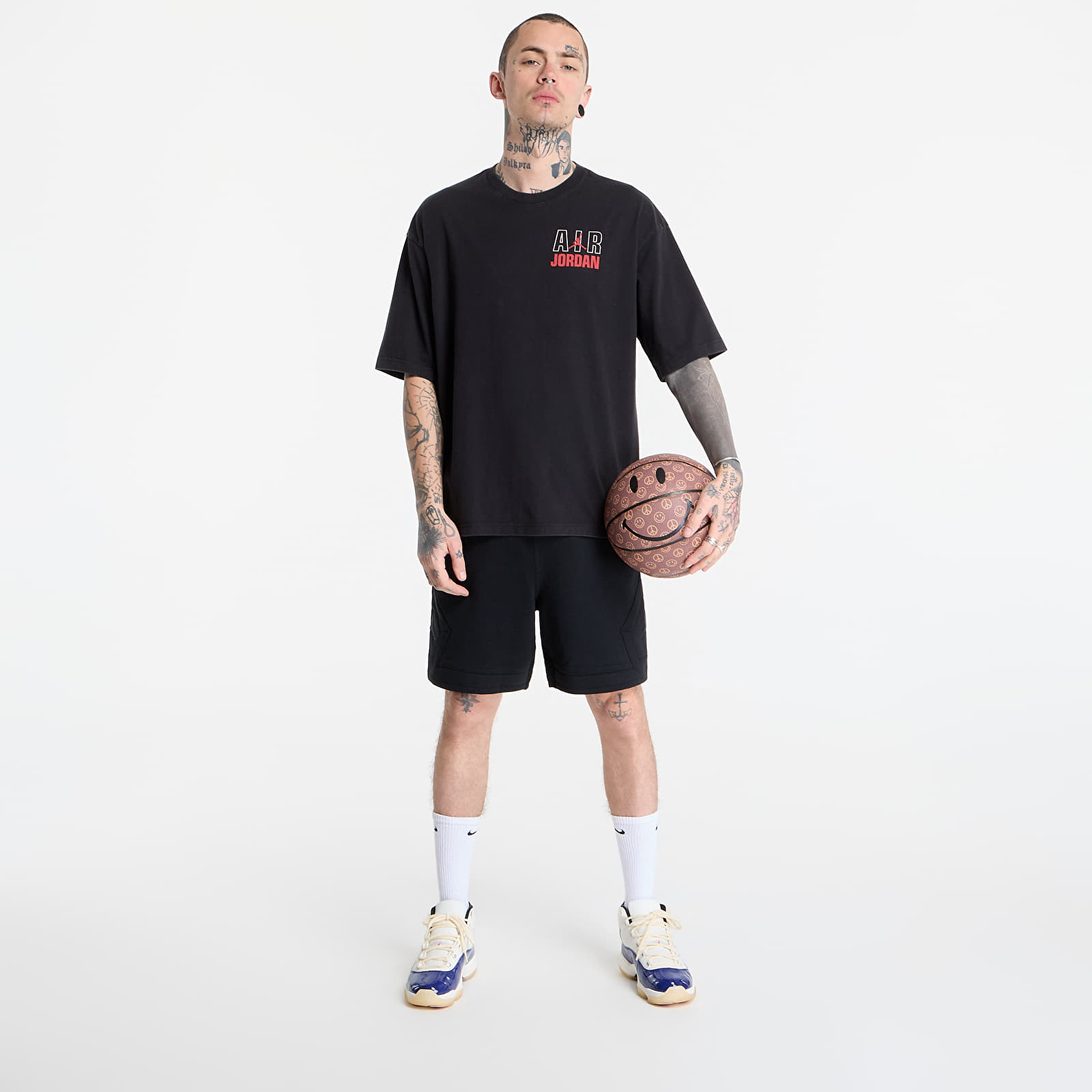 T-shirts  Jordan Flight Men's T-Shirt Black/ University Red