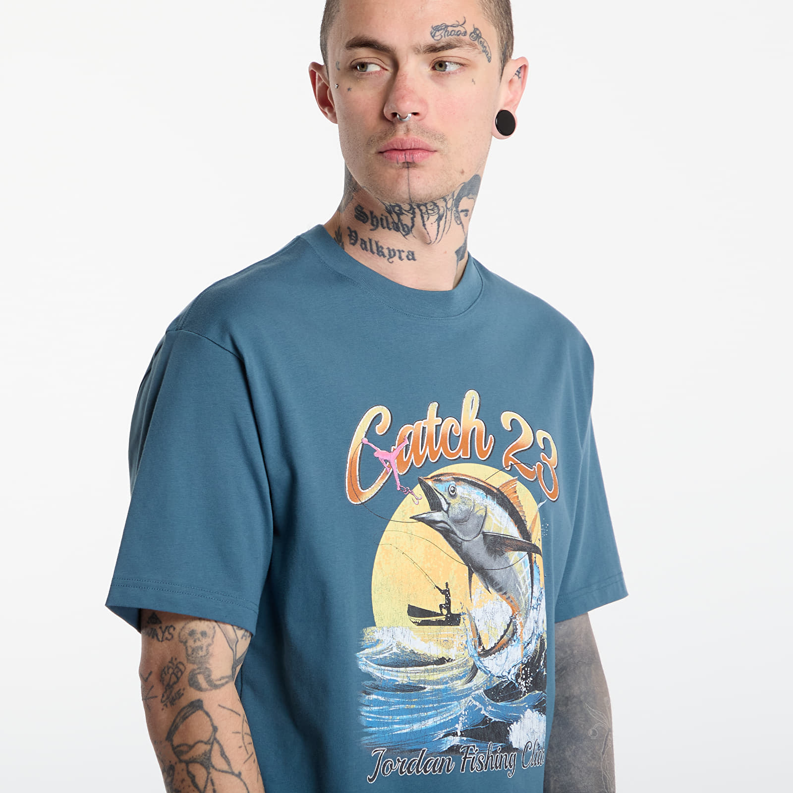 Tričká Jordan Men's Graphic T-Shirt Ash Green/ White