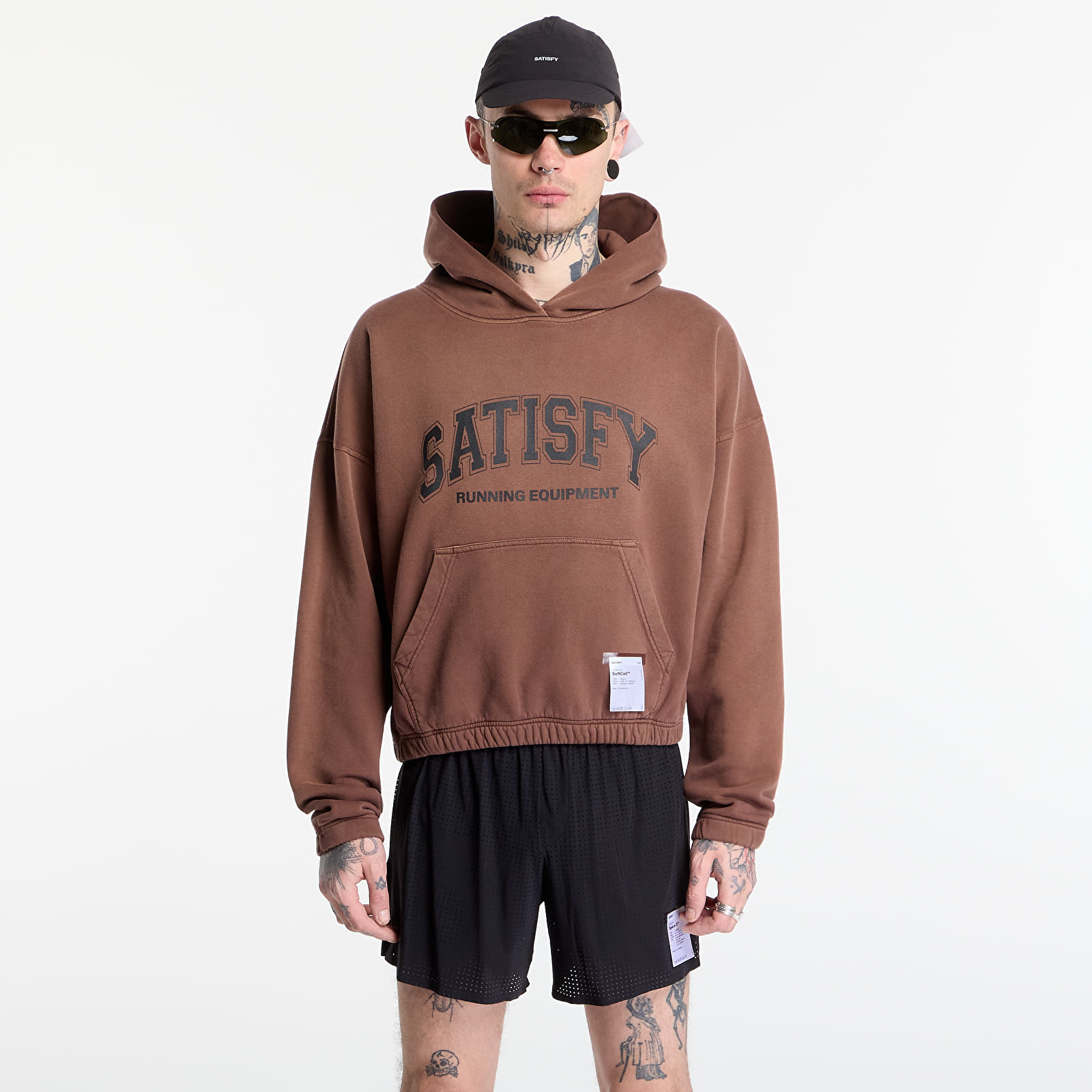 Sweatjacken und Sweatshirts Satisfy SoftCell Hoodie Sun Bleached Rocky Road
