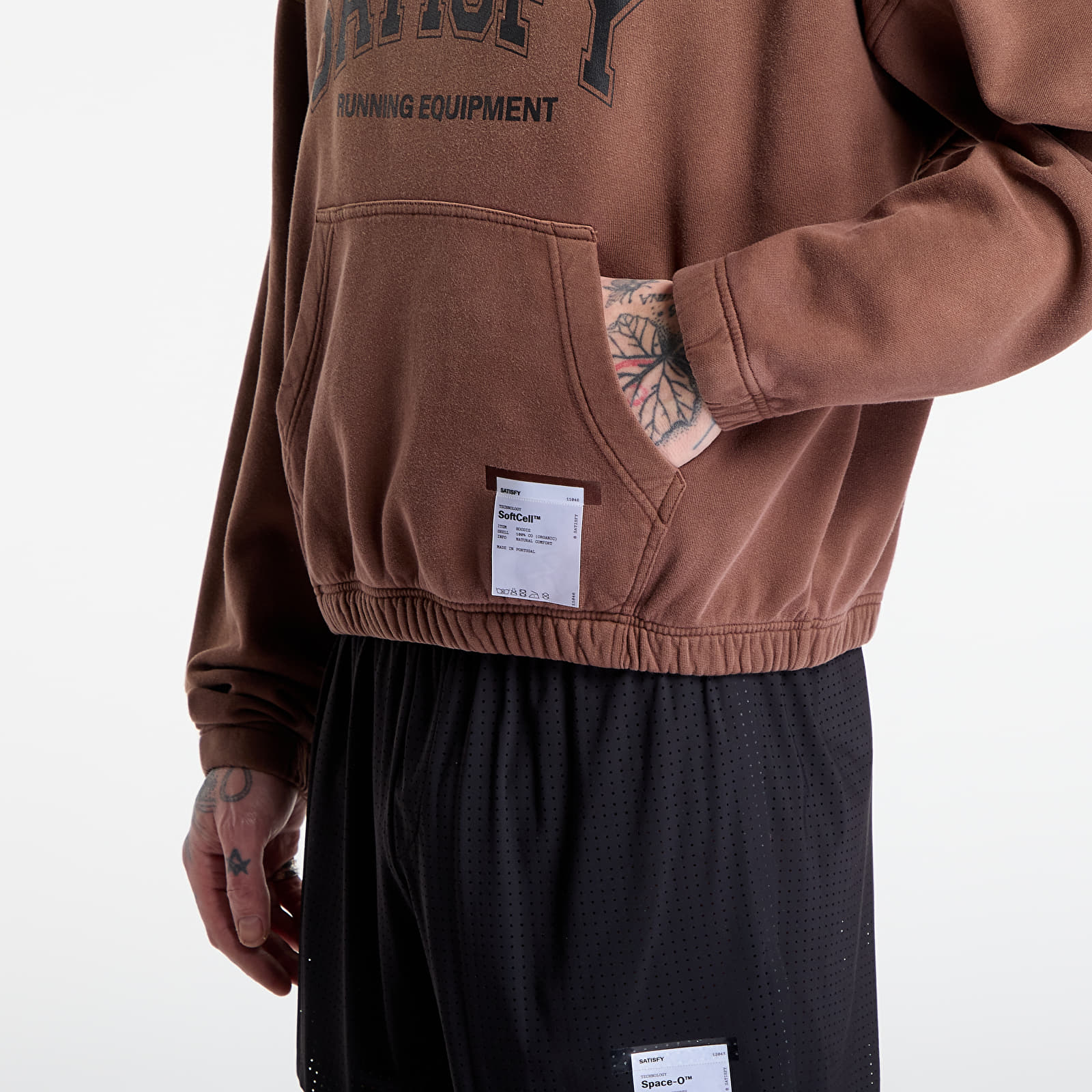 Sweatjacken und Sweatshirts Satisfy SoftCell Hoodie Sun Bleached Rocky Road