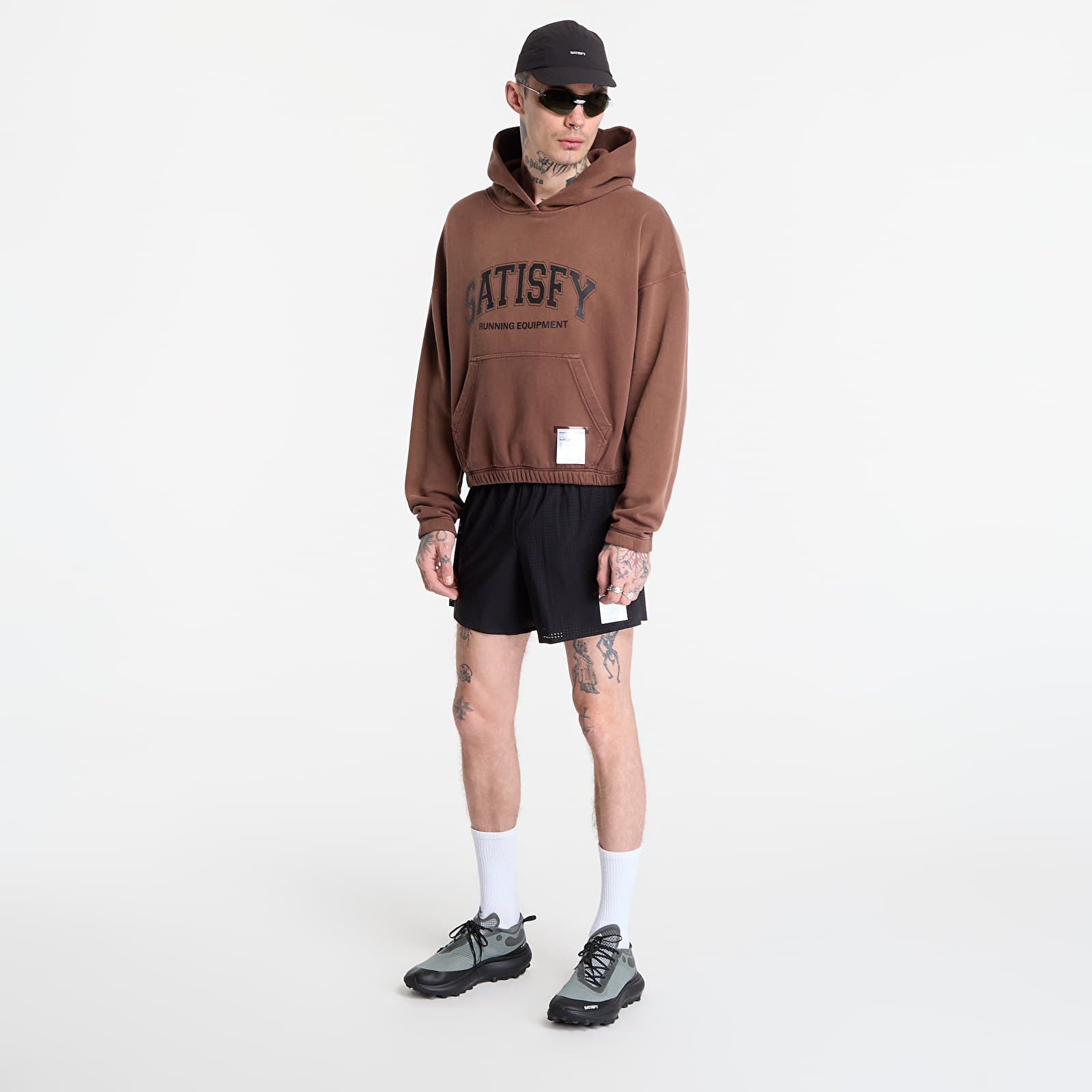 Sweatjacken und Sweatshirts Satisfy SoftCell Hoodie Sun Bleached Rocky Road