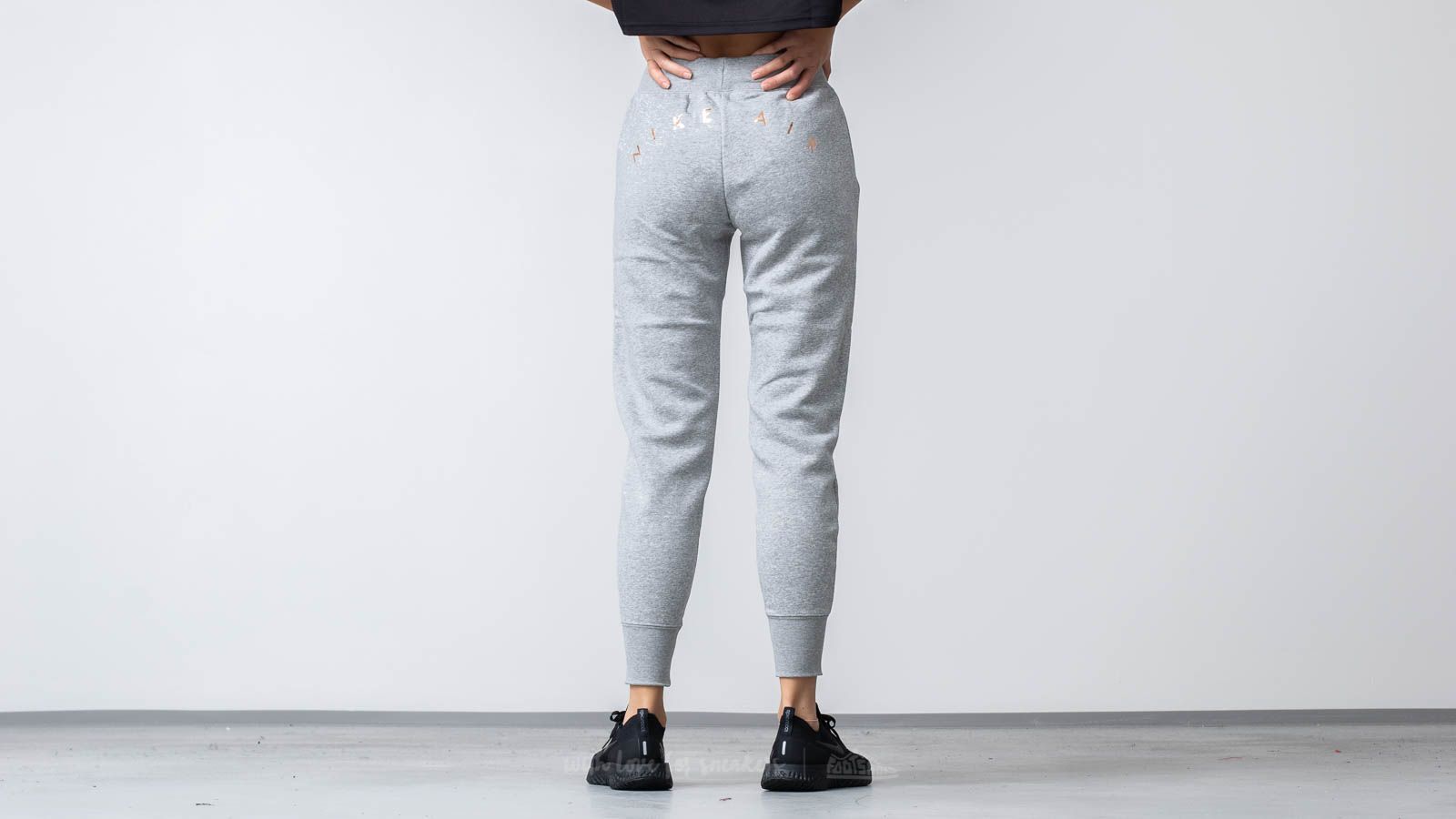 Bukser Nike Sportswear Air Fleece Pants Dark Grey Heather/ Black
