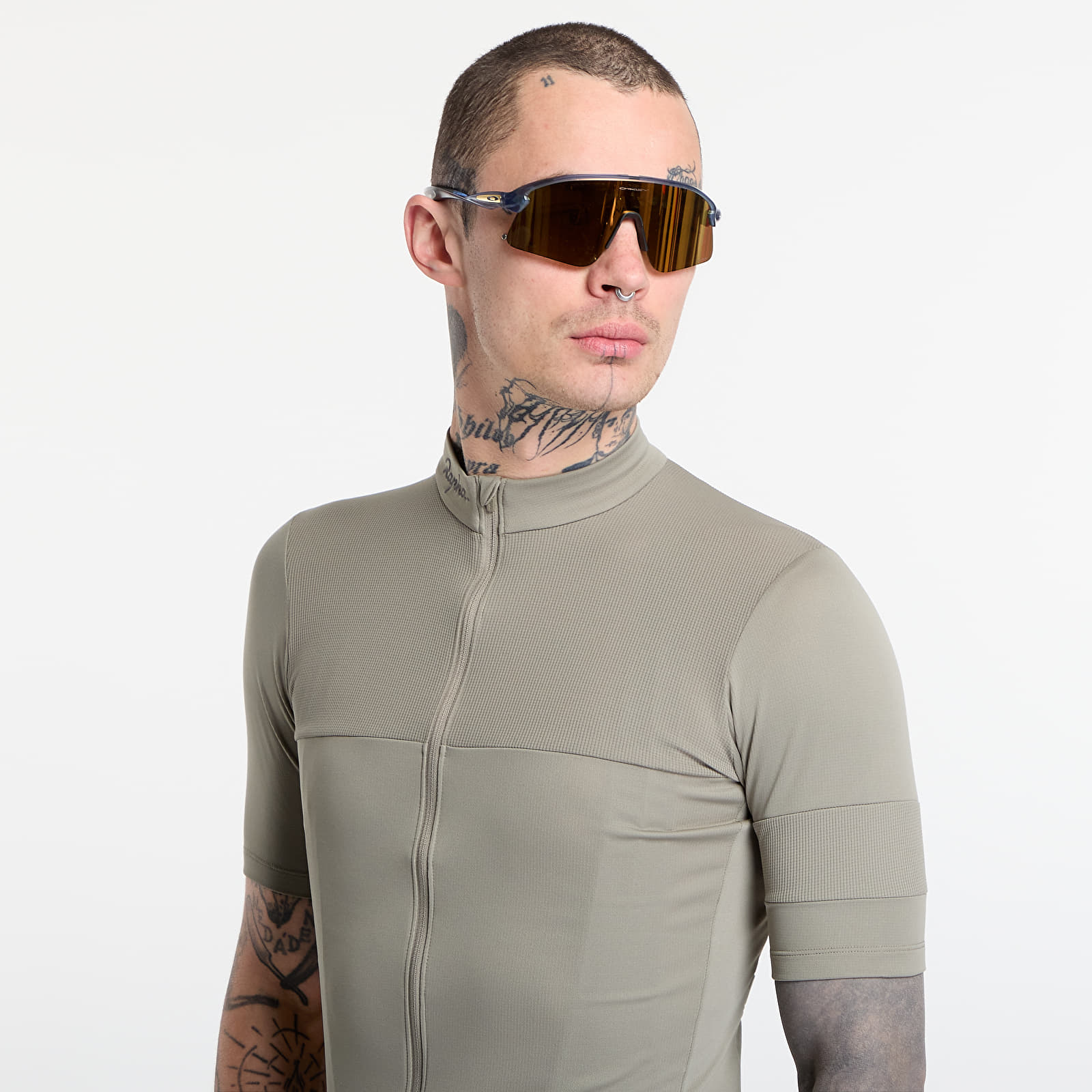 T-paidat Rapha Men's Brevet Element Jersey Khaki/ Black