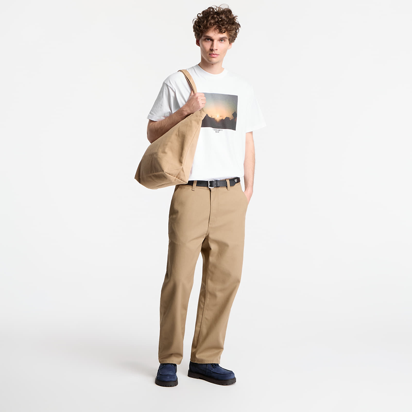 T-shirts  Carhartt WIP S/S Warm Views T-Shirt UNISEX White