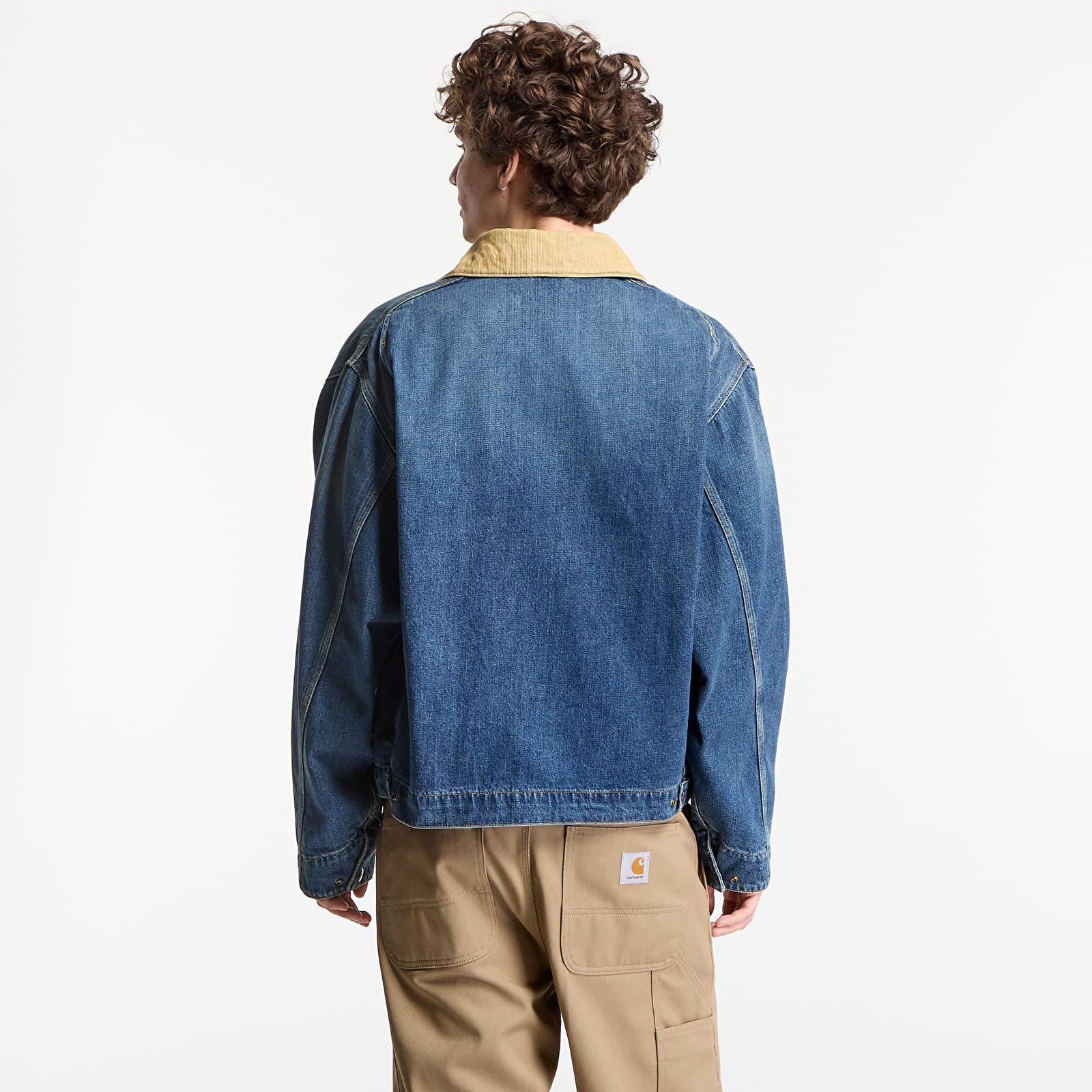 Jacken Carhartt WIP OG Detroit Jacket UNISEX Blue/ Dusty H Brown