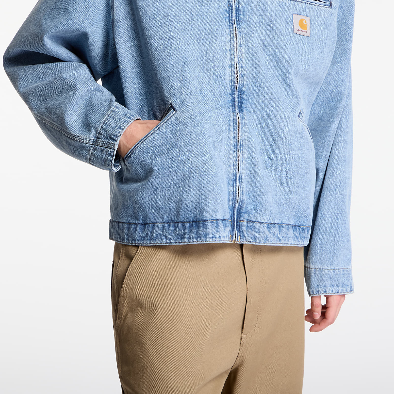 Herrenjacken Carhartt WIP OG Detroit Jacket UNISEX Blue/ Dusty H Brown
