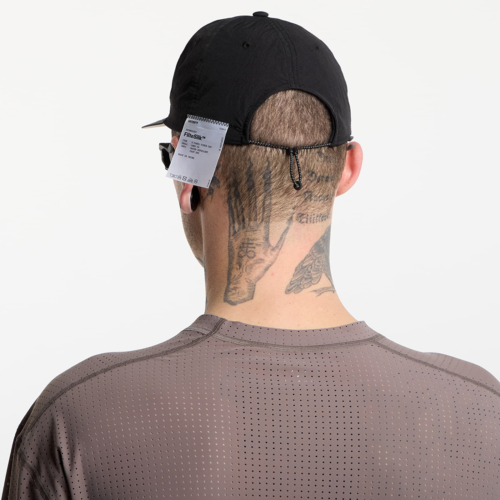 Caps Satisfy FliteSilk 5 Panel Pinch Cap Matte Black/ Off-Road