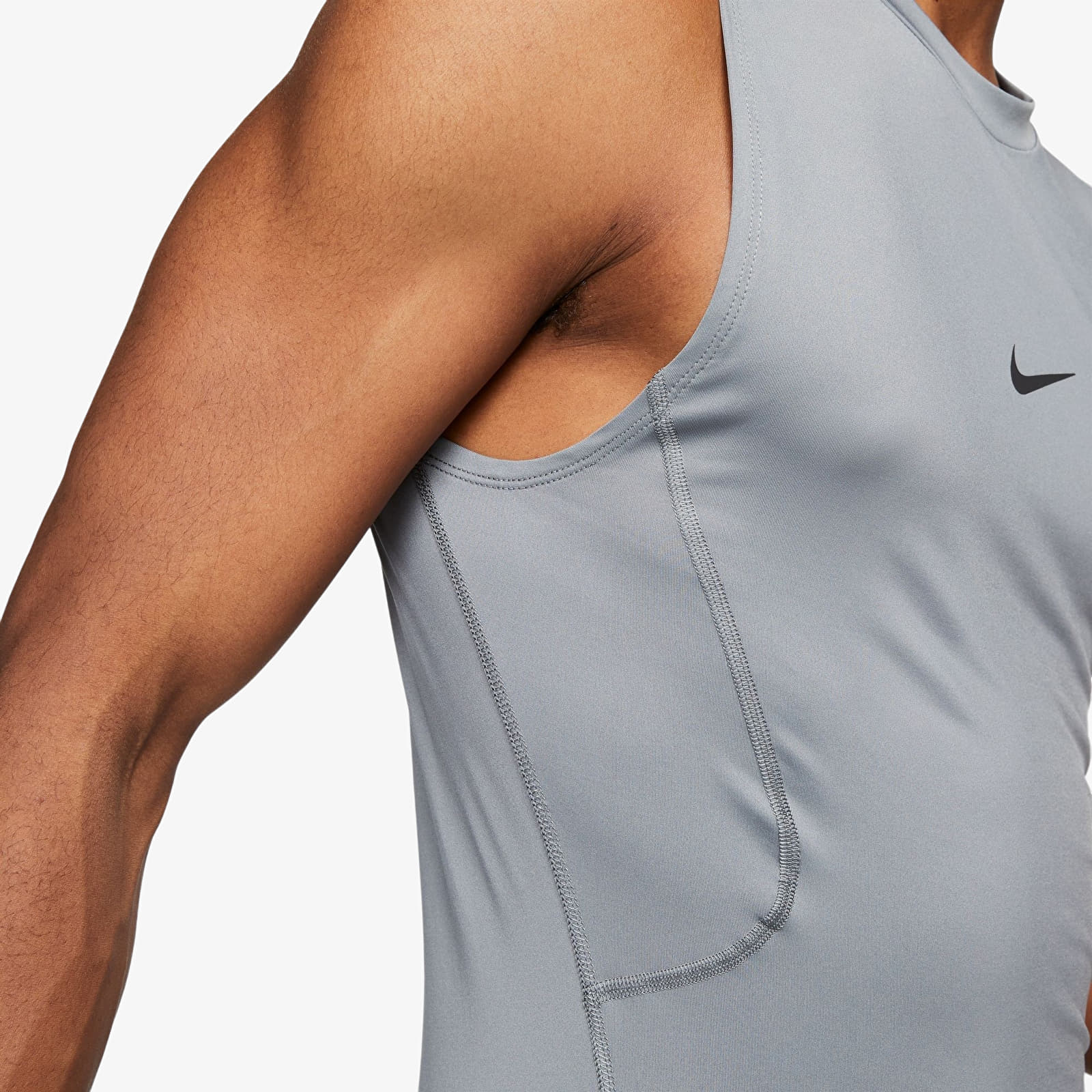 Men's tank tops Nike Pro Men's Dri-FIT Tight Sleeveless Fitness Top Smoke Grey/ Black