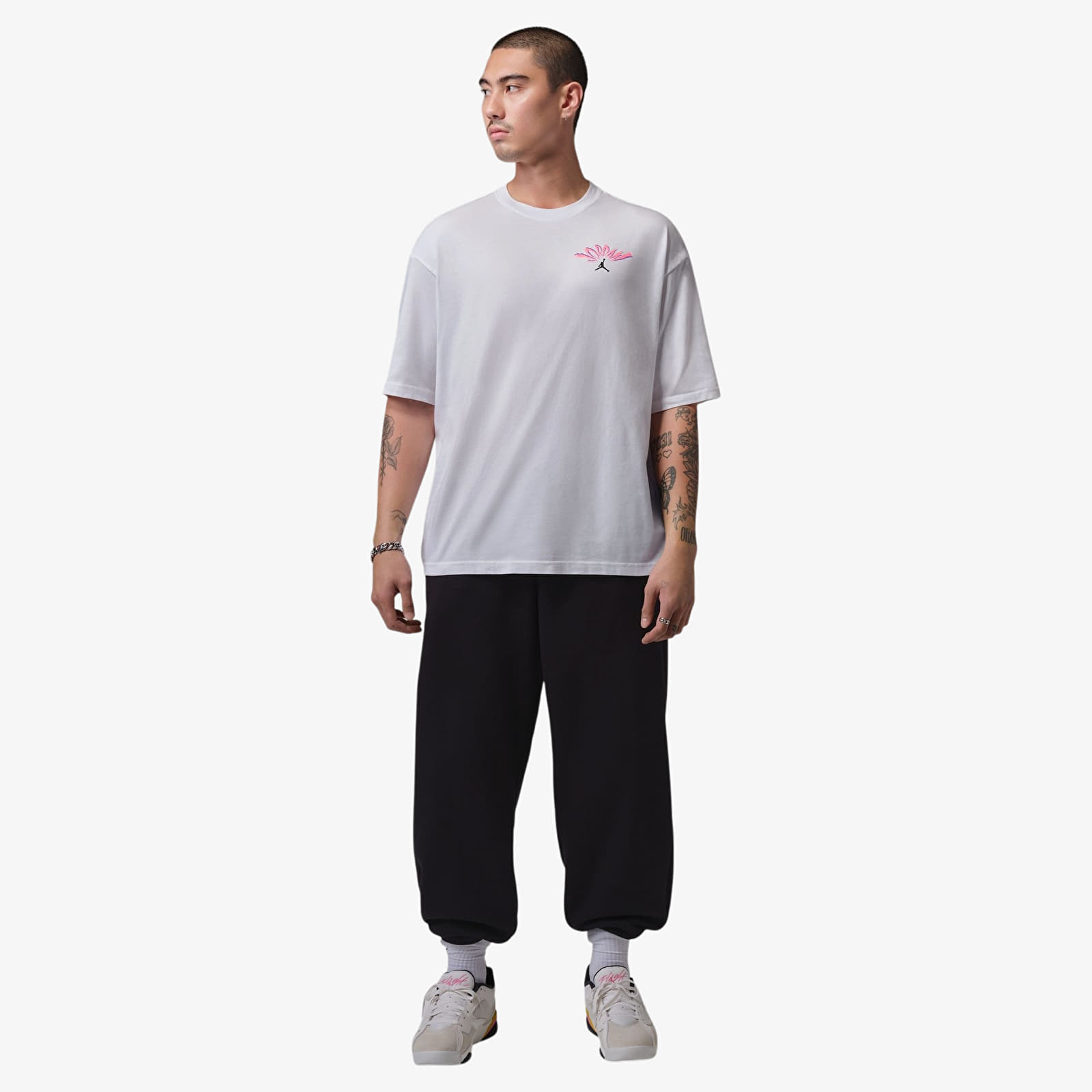 Pánske tričká Jordan Flight Men's T-Shirt White/ Black