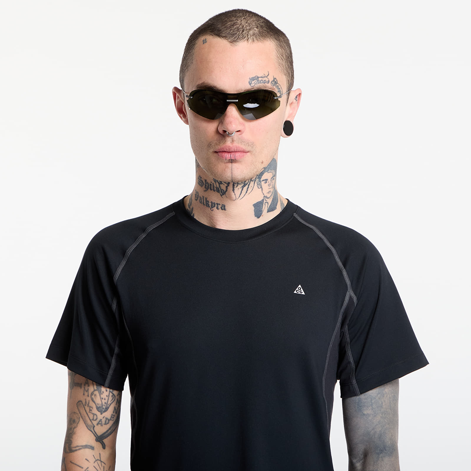 Marškinėliai Nike ACG "Wildsee" Men's Dri-FIT Short-Sleeve Base Layer Top Black/ Anthracite/ Summit White