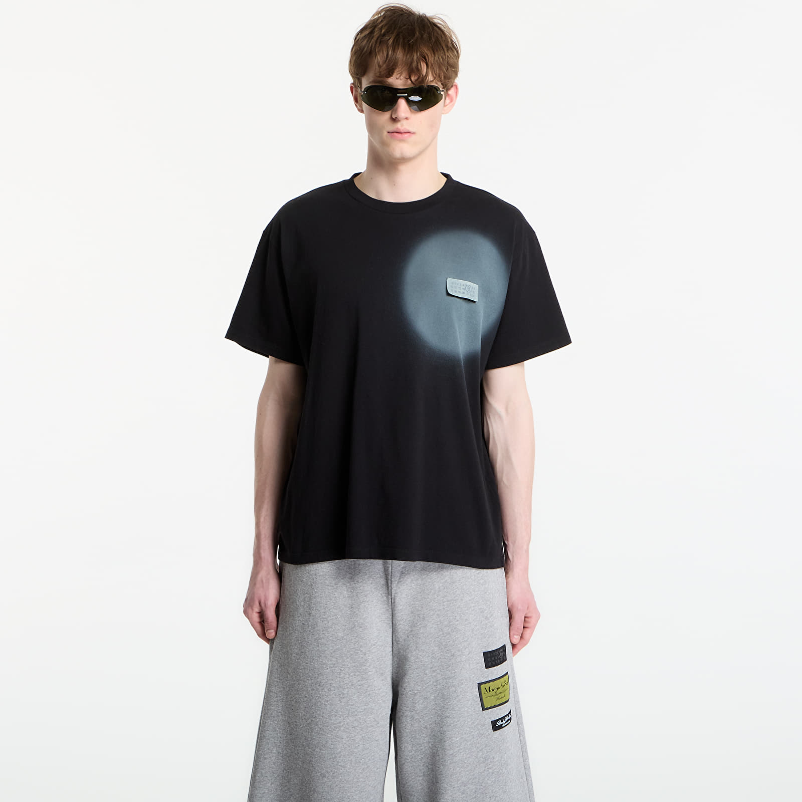 T-shirts MM6 Spray Print T-Shirt Black