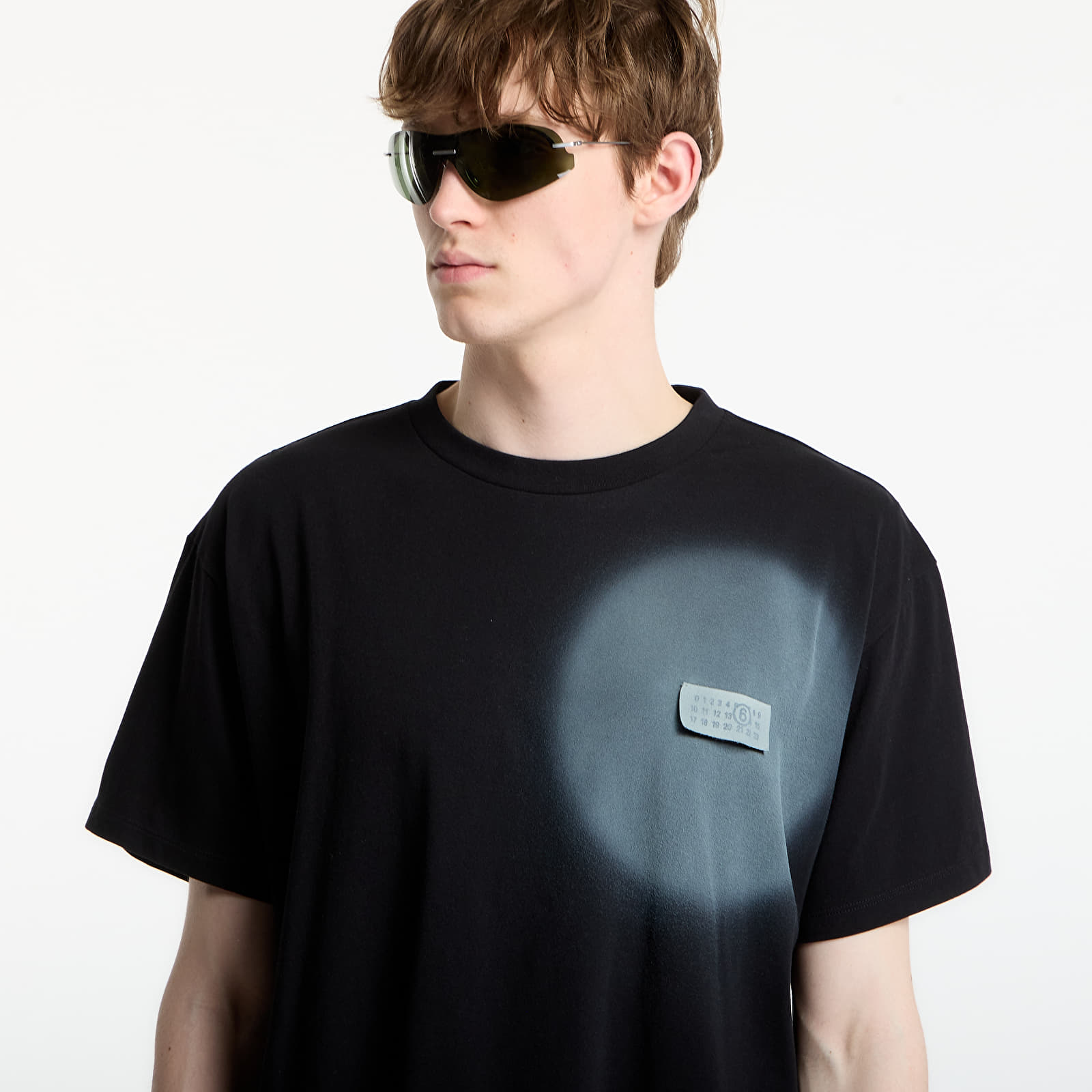 T-shirts MM6 Spray Print T-Shirt Black