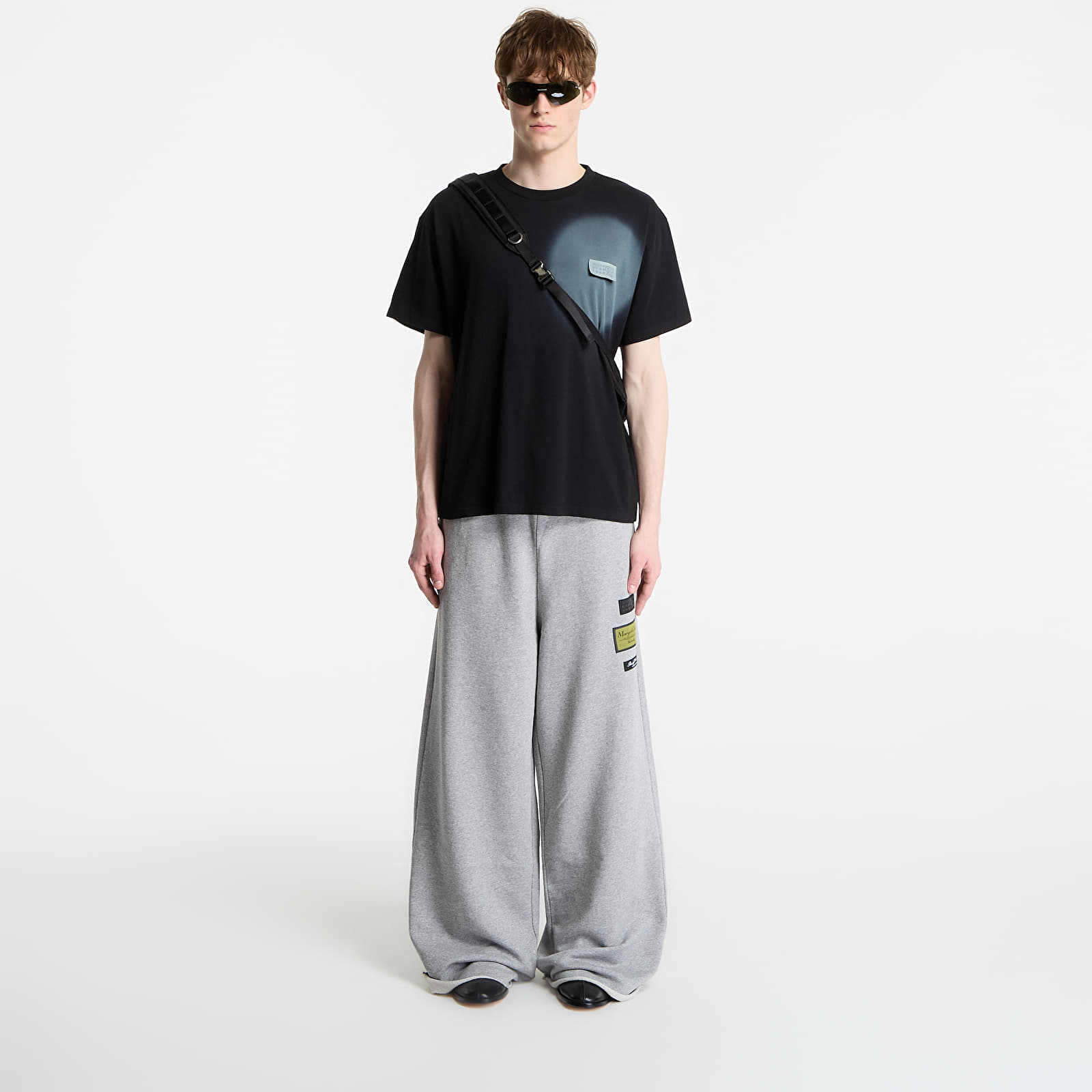 T-shirts MM6 Spray Print T-Shirt Black