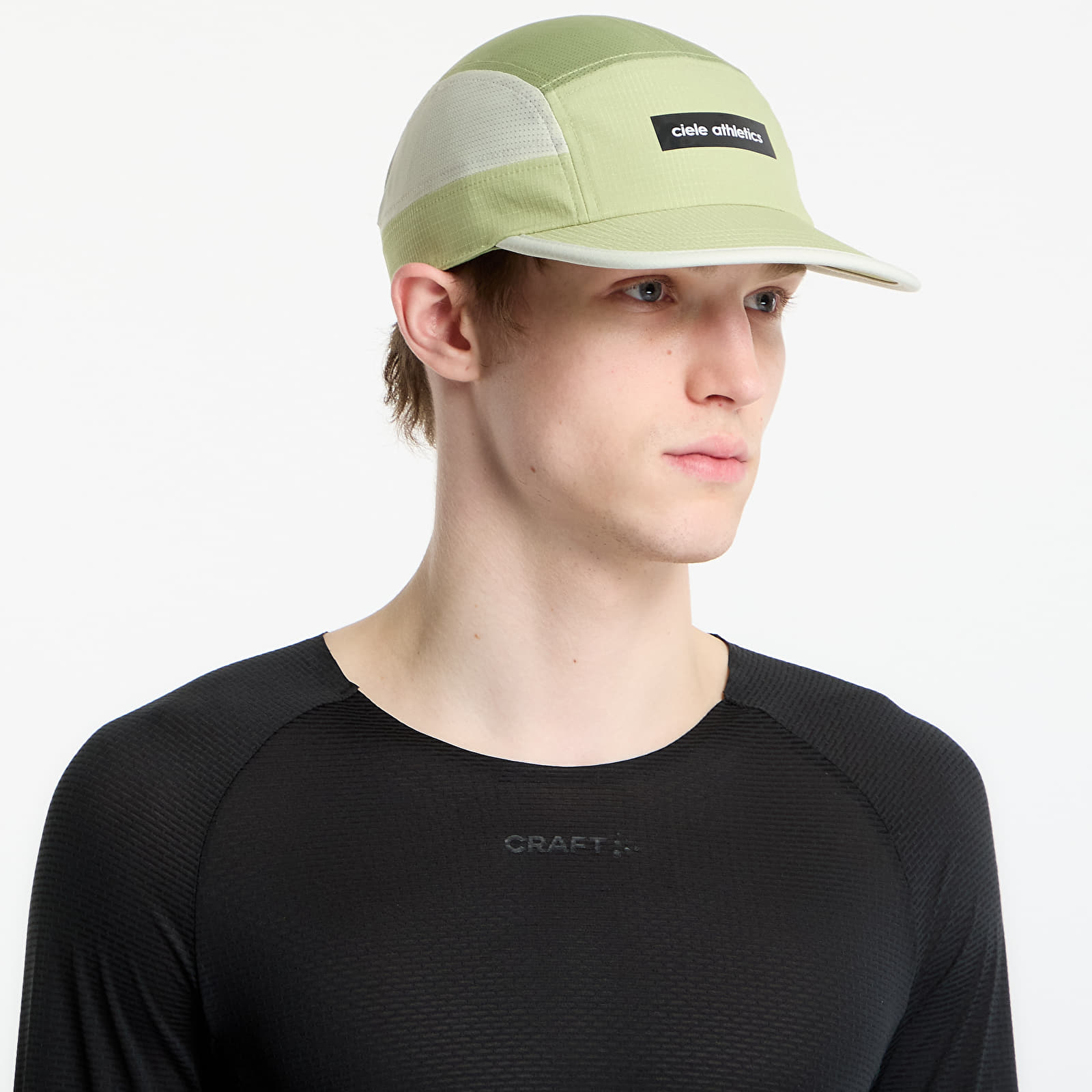 Caps Ciele Athletics GOCap Field IconicBar Tarragon Fava