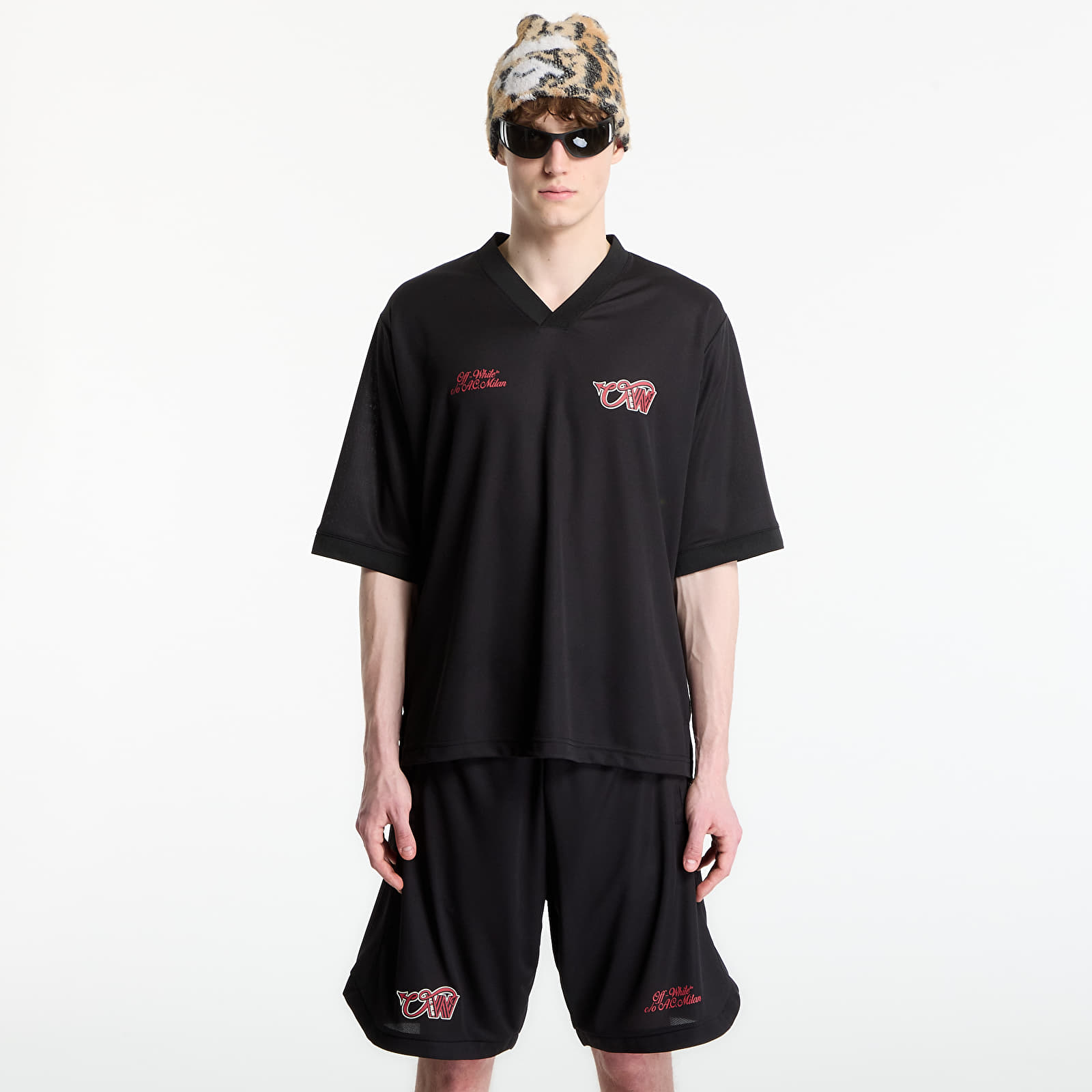 T-shirts Off-White x AC Milan Tech T-Shirt UNISEX Black/ Red